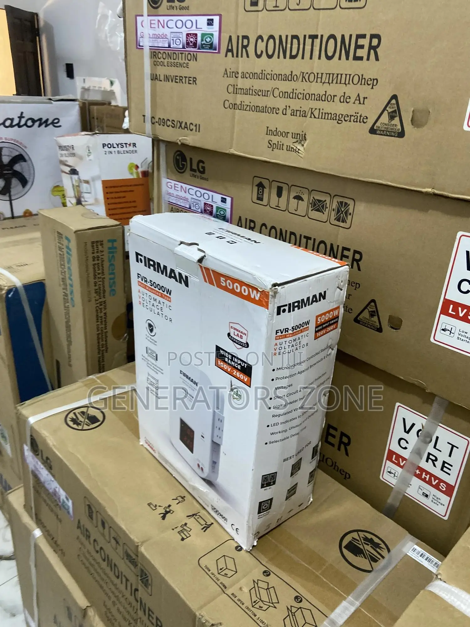 Automatic Voltage Regulation / FVR-5000w Firman Stabilizer