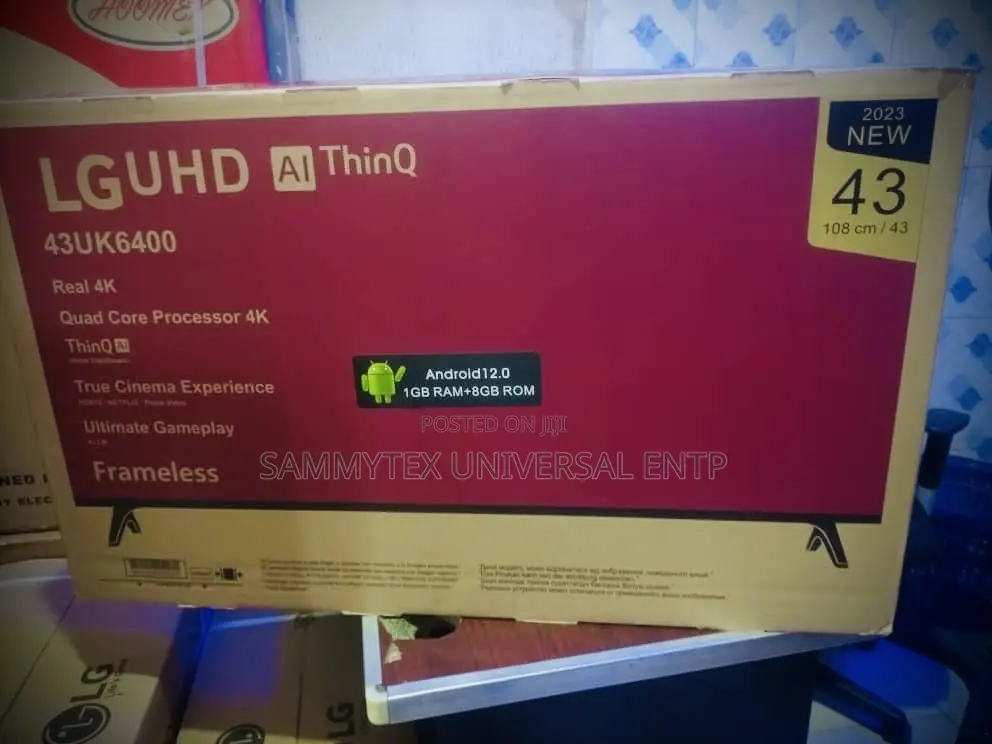 Brand New Lg 85" Smart Led Tv With 2years Warranty Sign