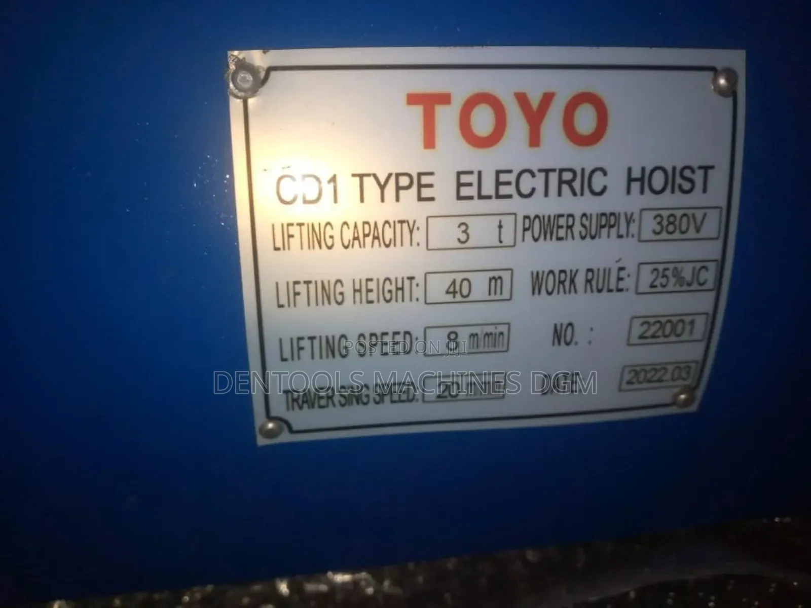 3 Tons Wire Rope Electric Hoist