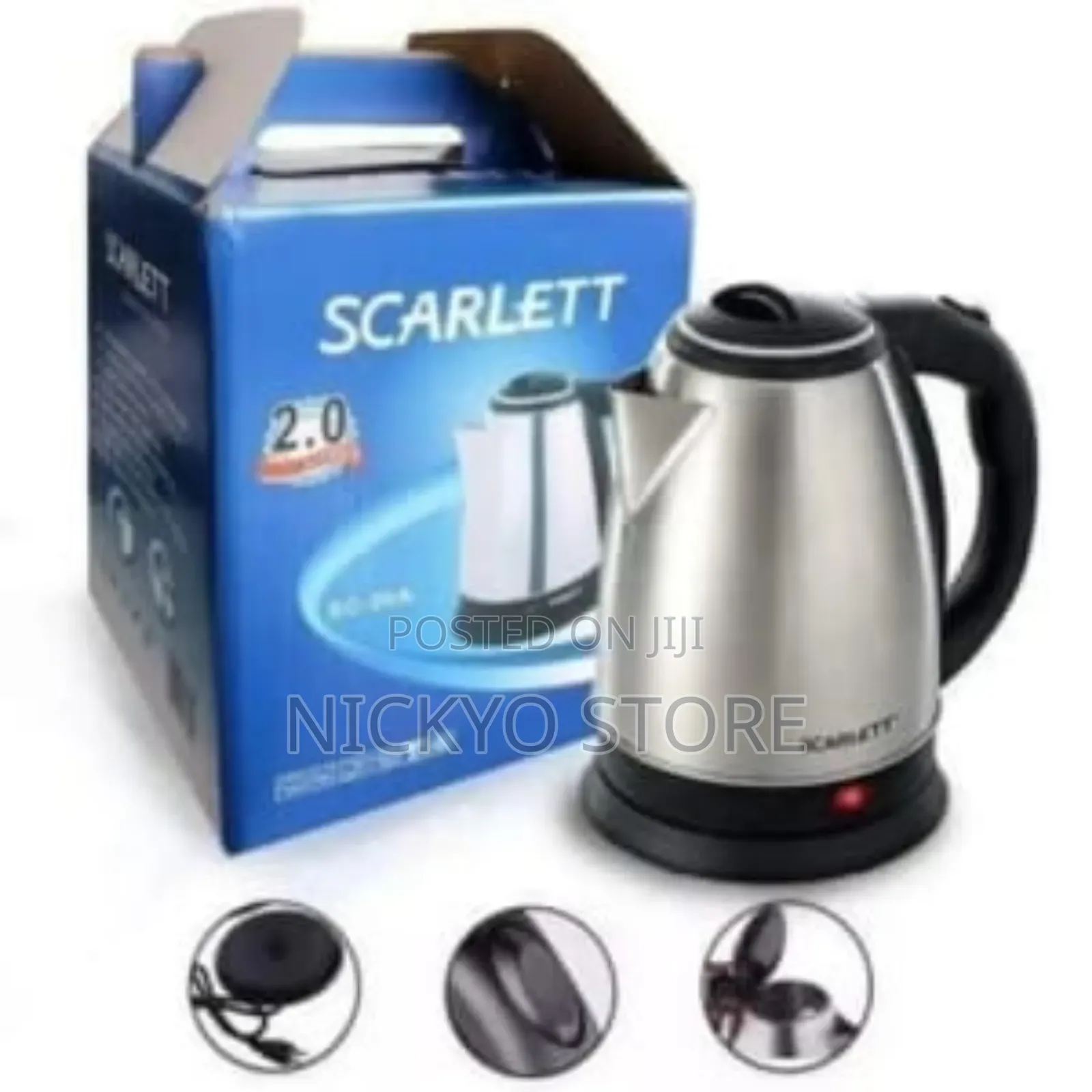 Scarlett Electric Heat Kettle - 2liters