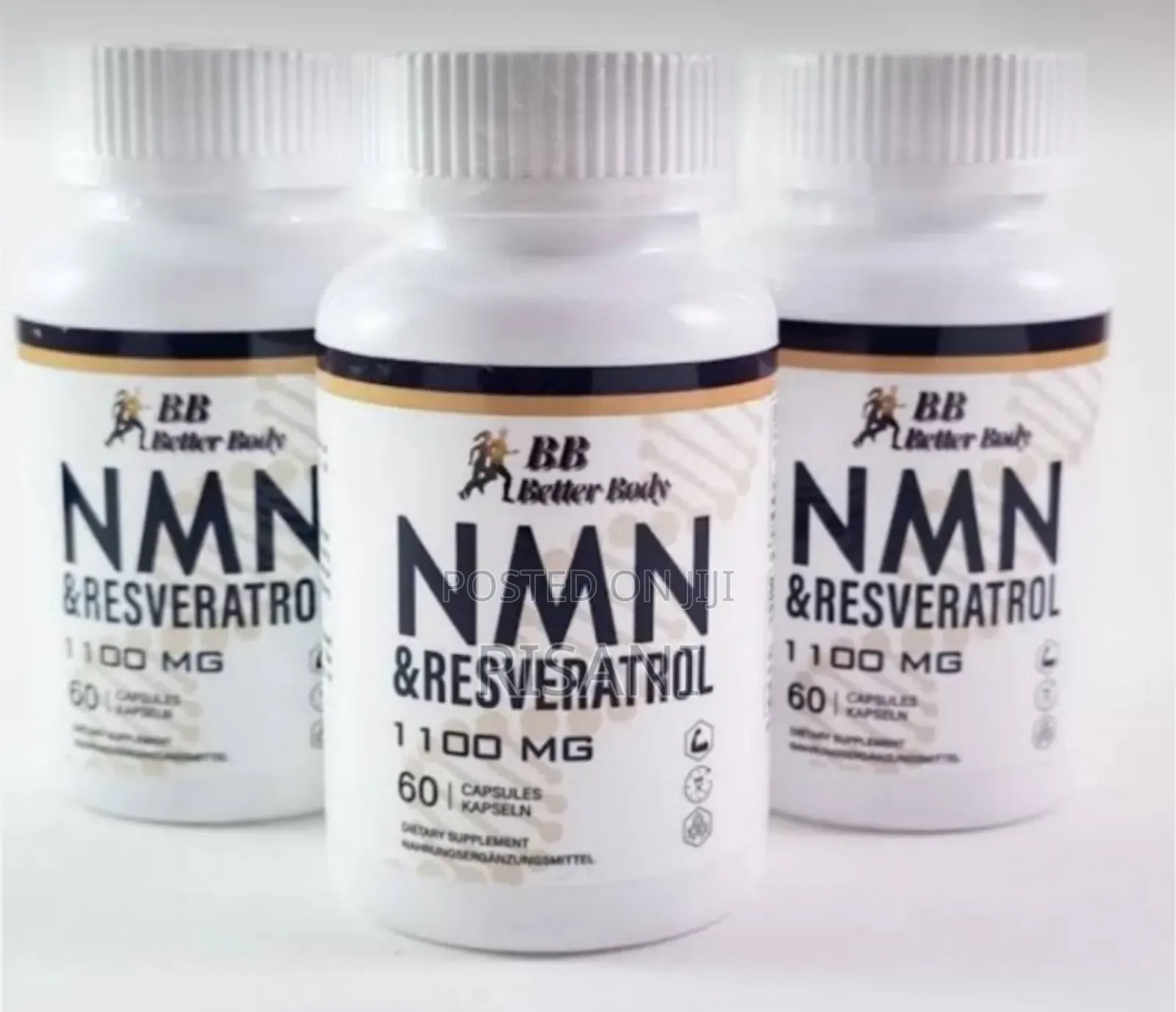 NMN + Resveratrol Anti-Aging Antioxidant Supplement Health