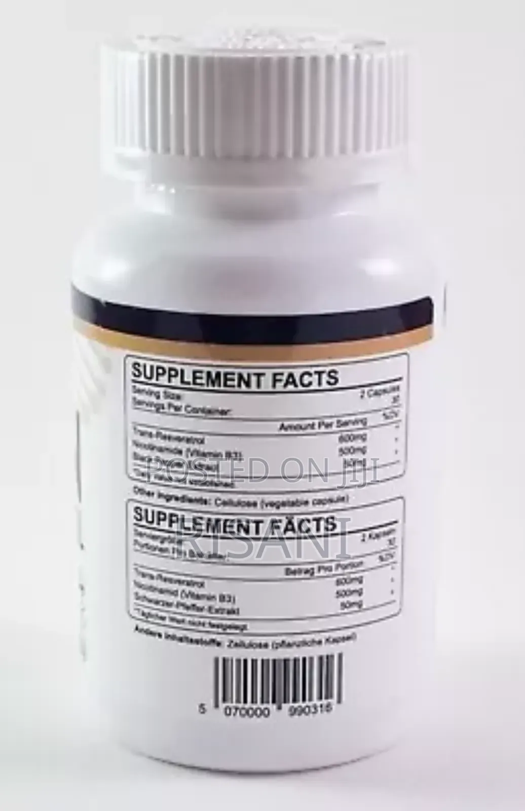 NMN + Resveratrol Anti-Aging Antioxidant Supplement Health