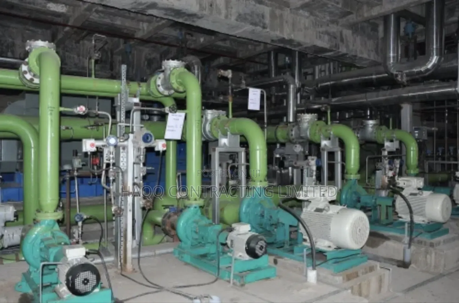 Mild Steel, Galvanized Cooling Water Piping System Fabricatñ