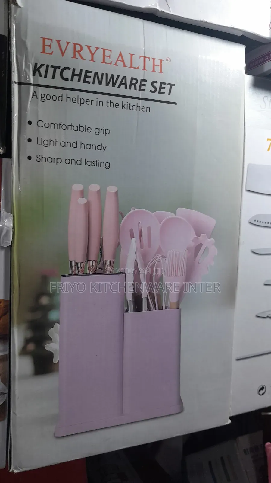 Set of Silicon Cooking/Knives/Cutting Board