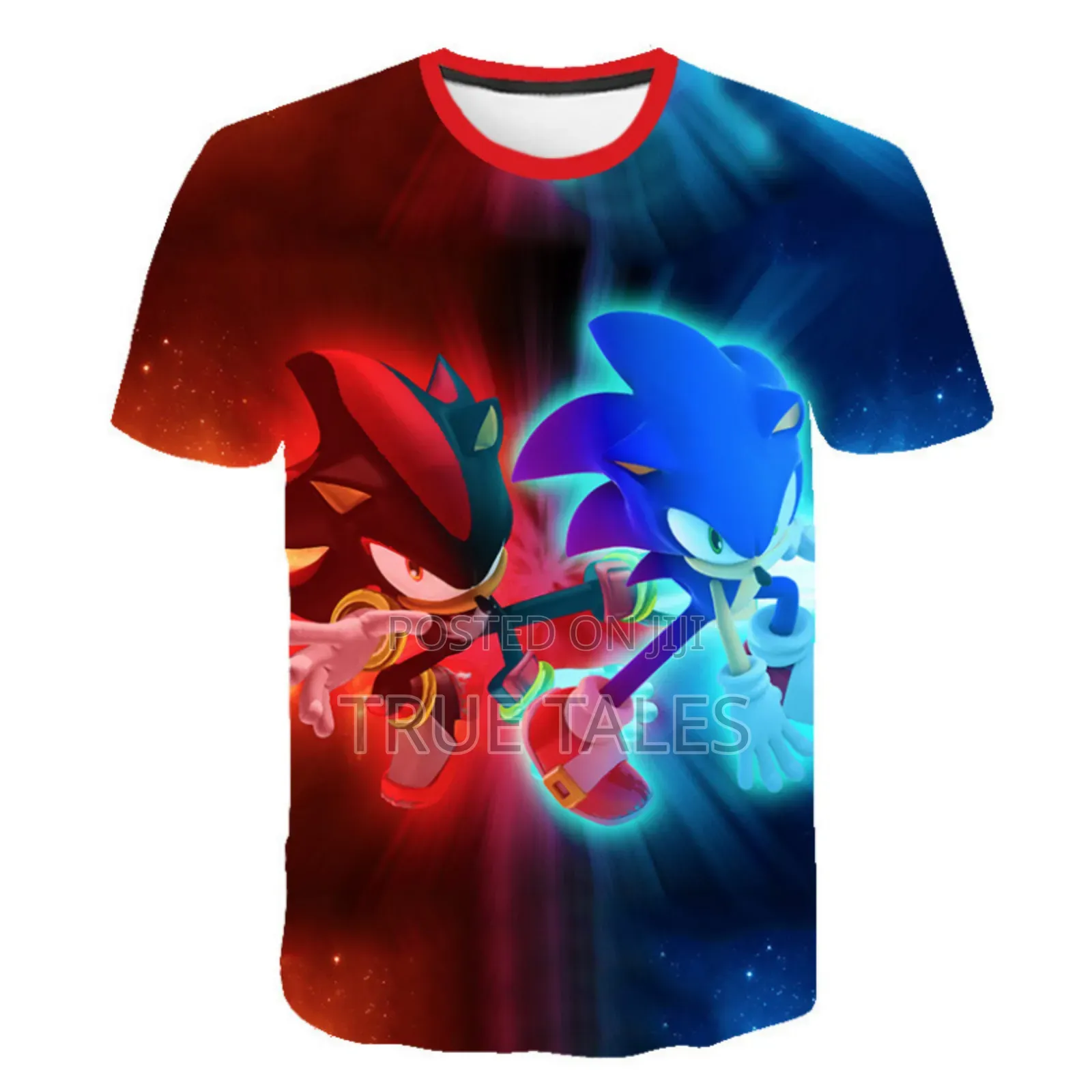 Sonic Character Round Neck T-shirt/Tops Ages 2 To 18years