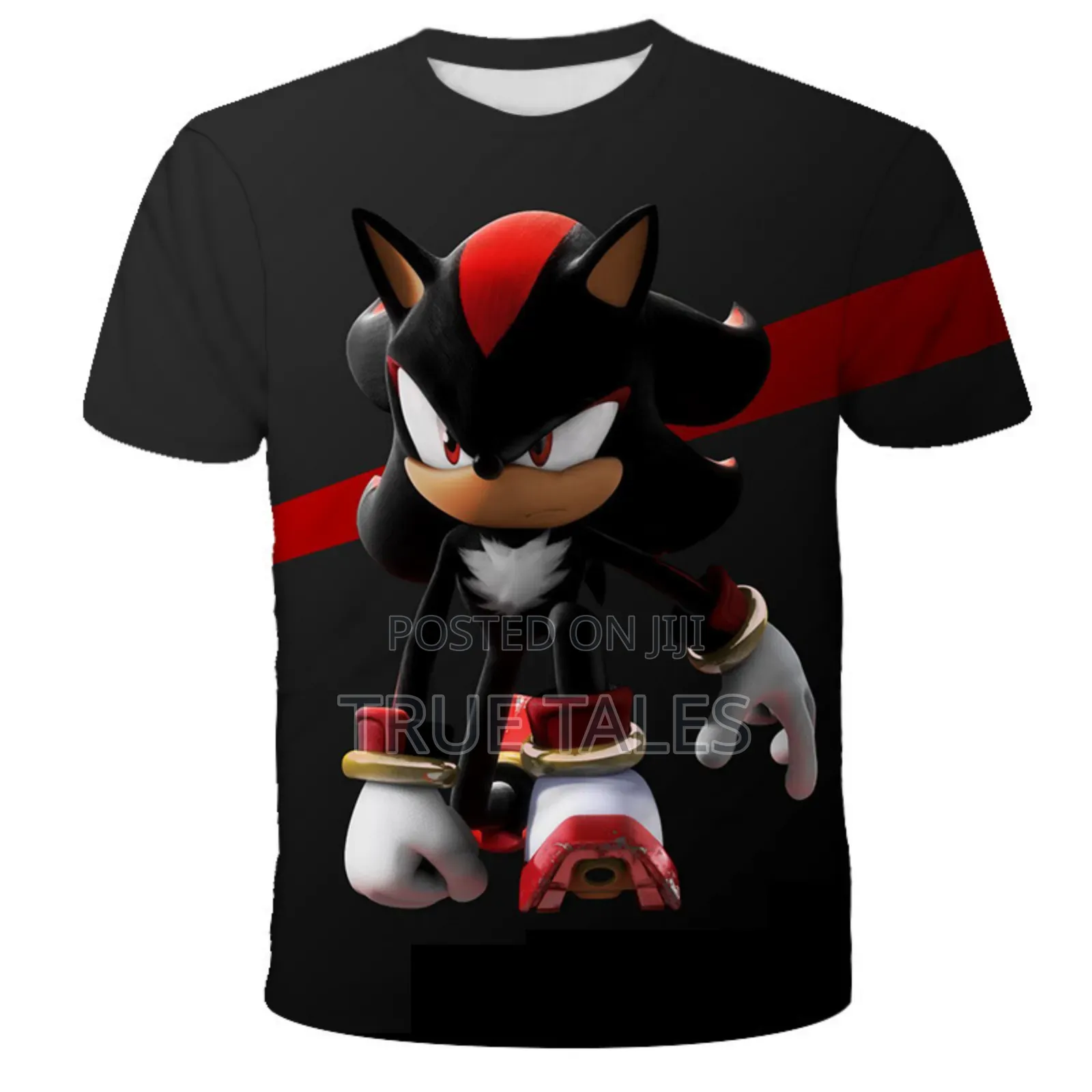 Sonic Character Round Neck T-shirt/Tops Ages 2 To 18years
