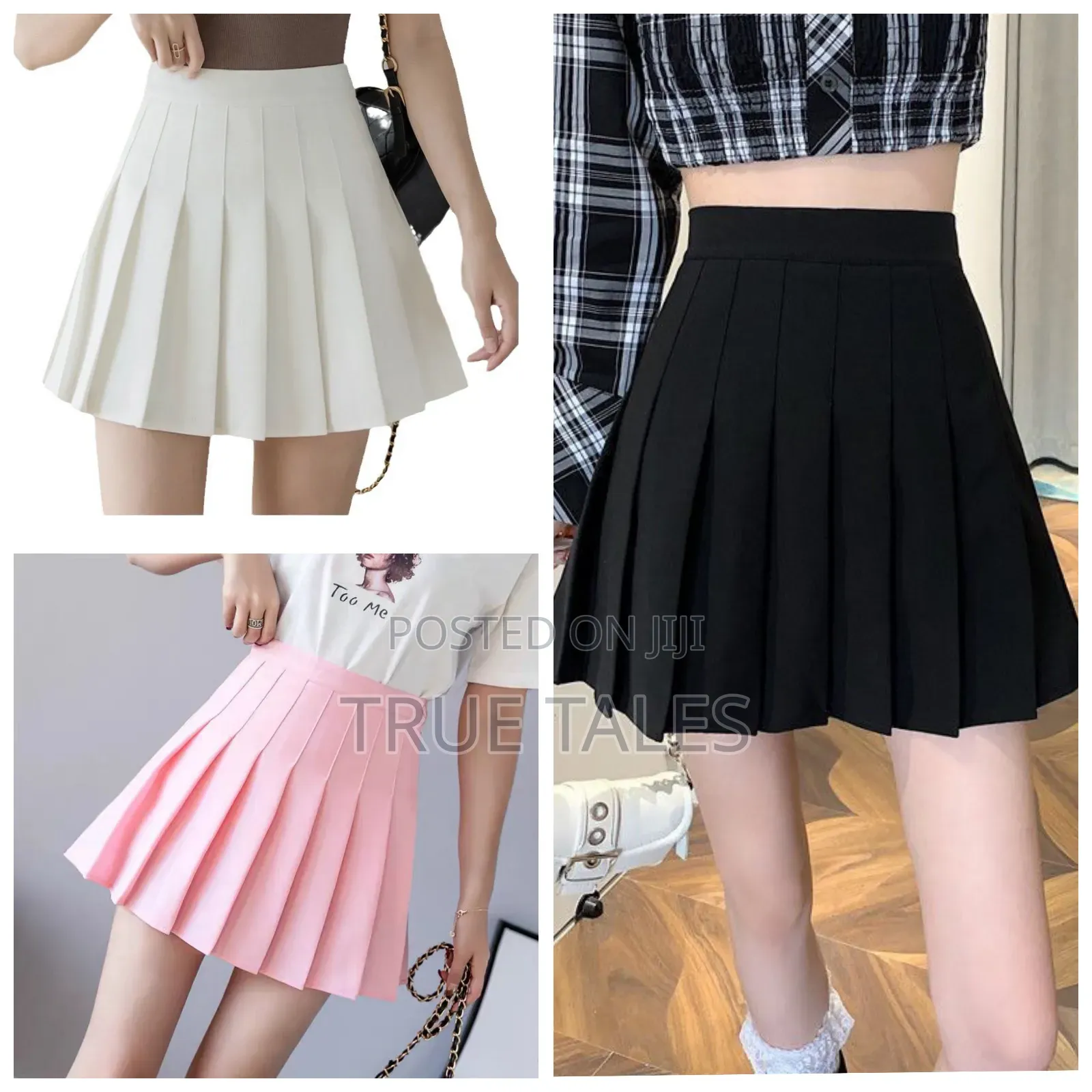 Ladies Pleated Short Skirts