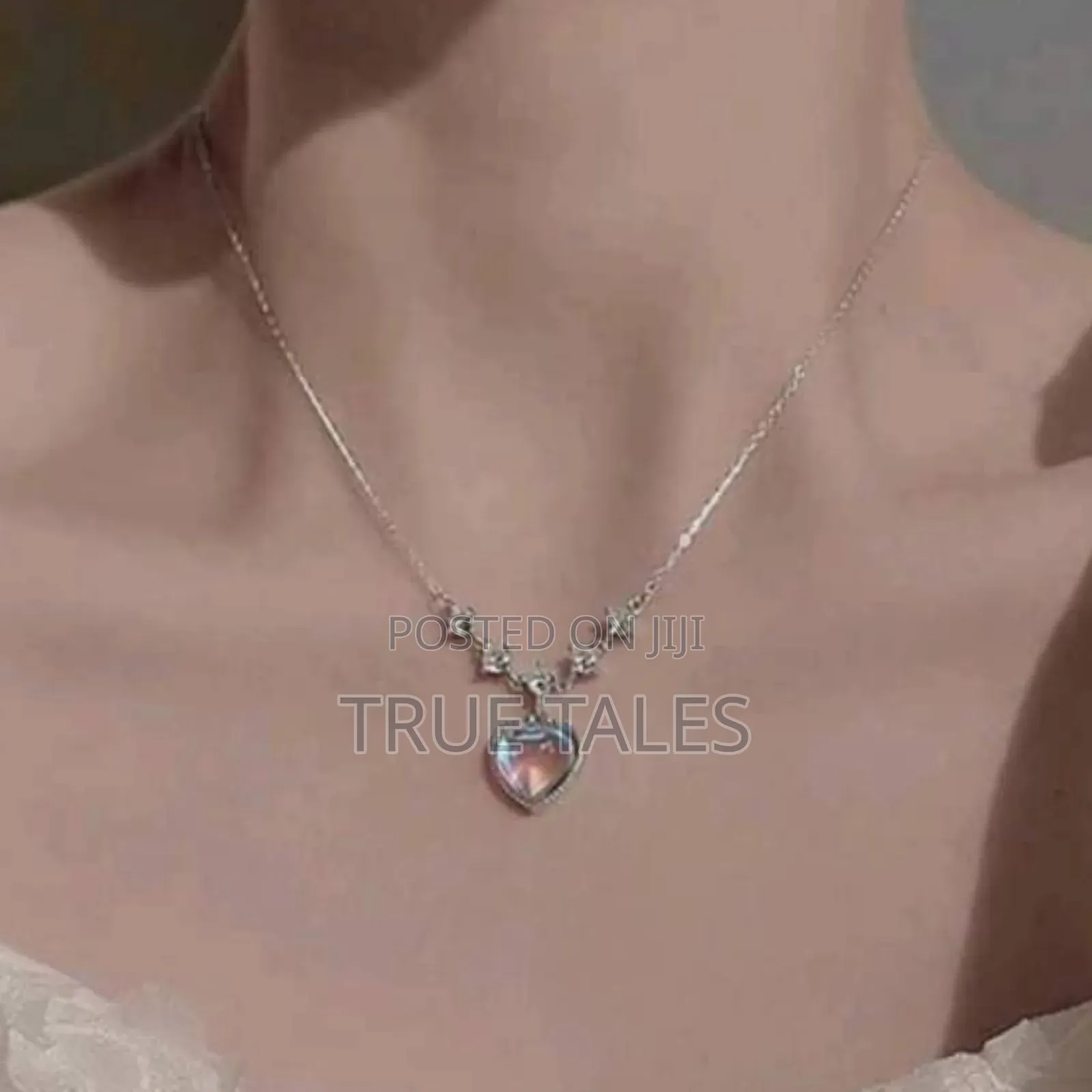 Nontarnish Non-Fading Bling Bling Stainless Steel Necklace
