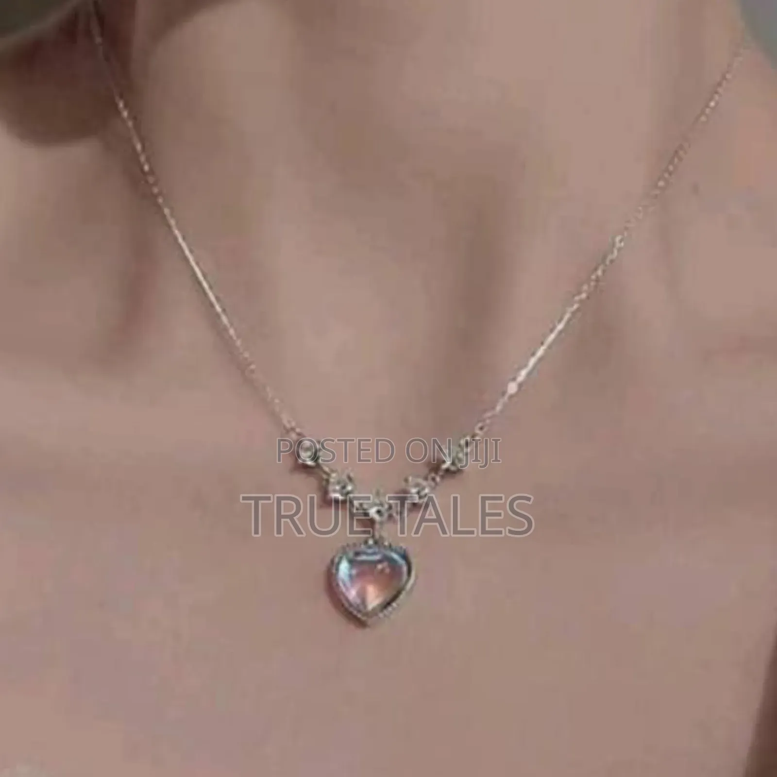 Nontarnish Non-Fading Bling Bling Stainless Steel Necklace