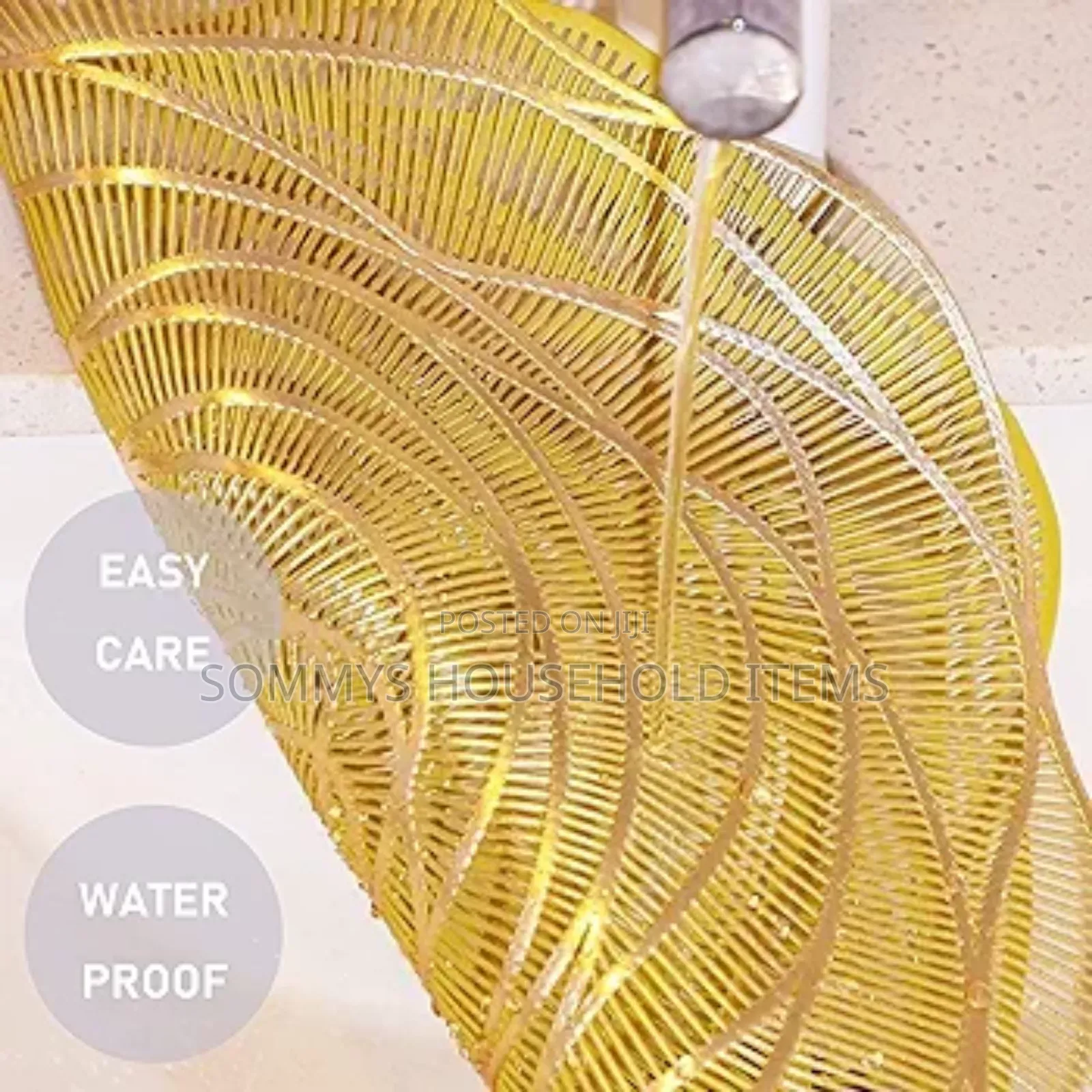 12pcs Gold Table Mat / Place Mat