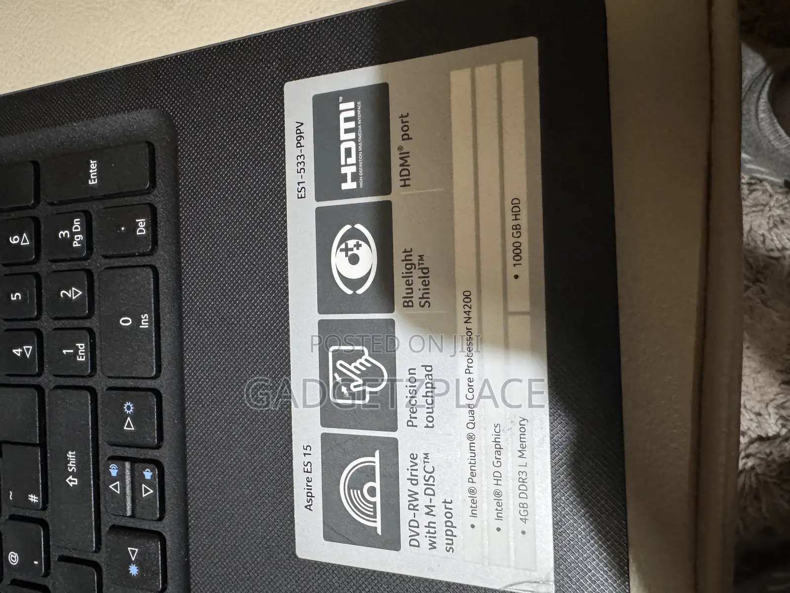 Laptop Acer Aspire ES1-533 4GB Intel Core 2 Duo HDD 1T