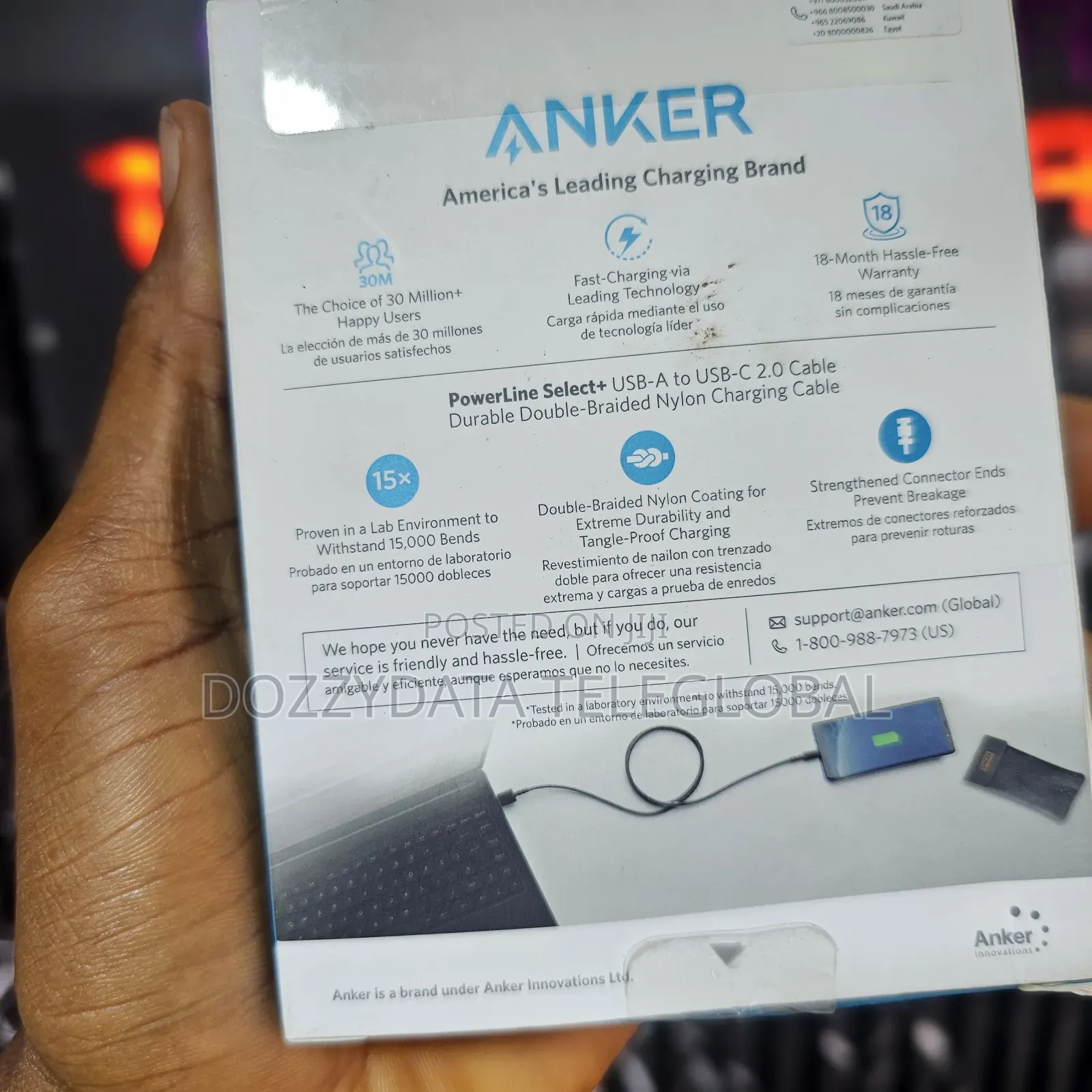 Anker Powerline Select+ USB-A to USB-C Cable