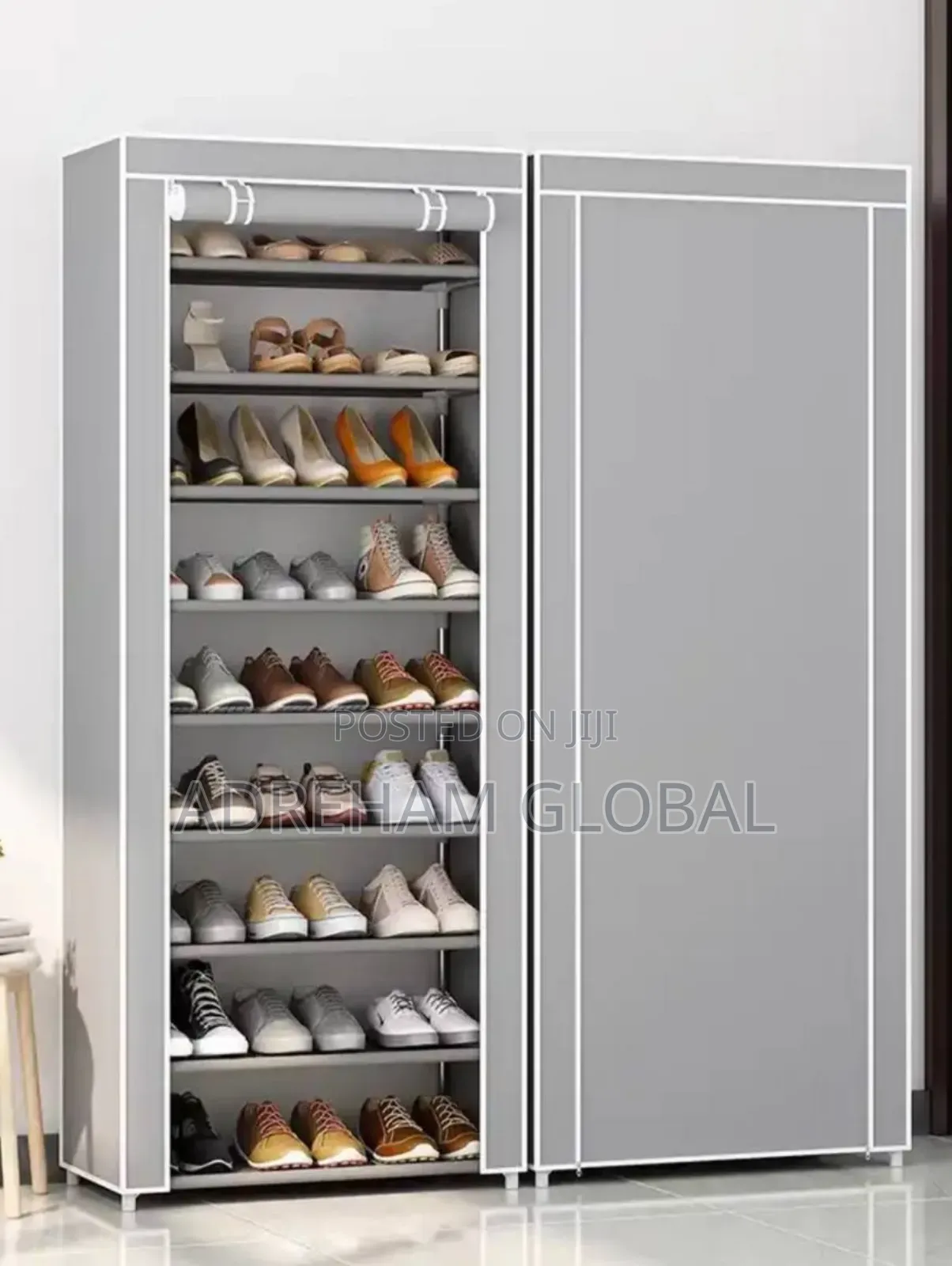 Dustproof Shoe Storage Rack Organizer Nonwoven Shoes Storage