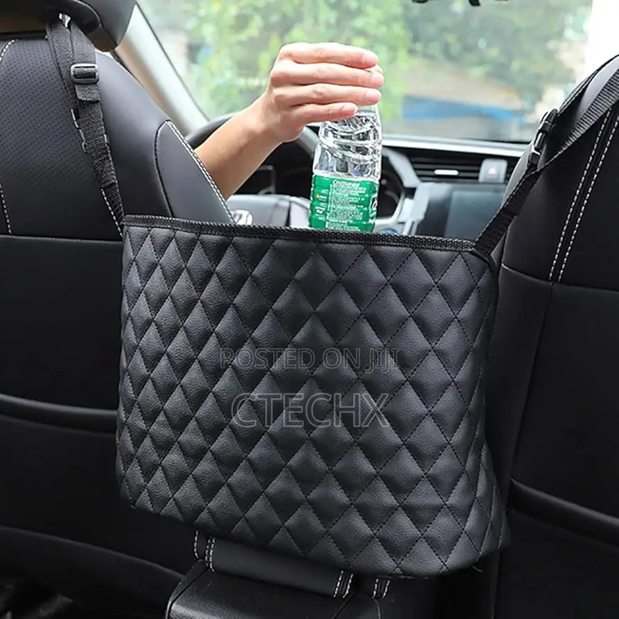Car Pocket Leather Handbag Holder Organizer for Backseat.