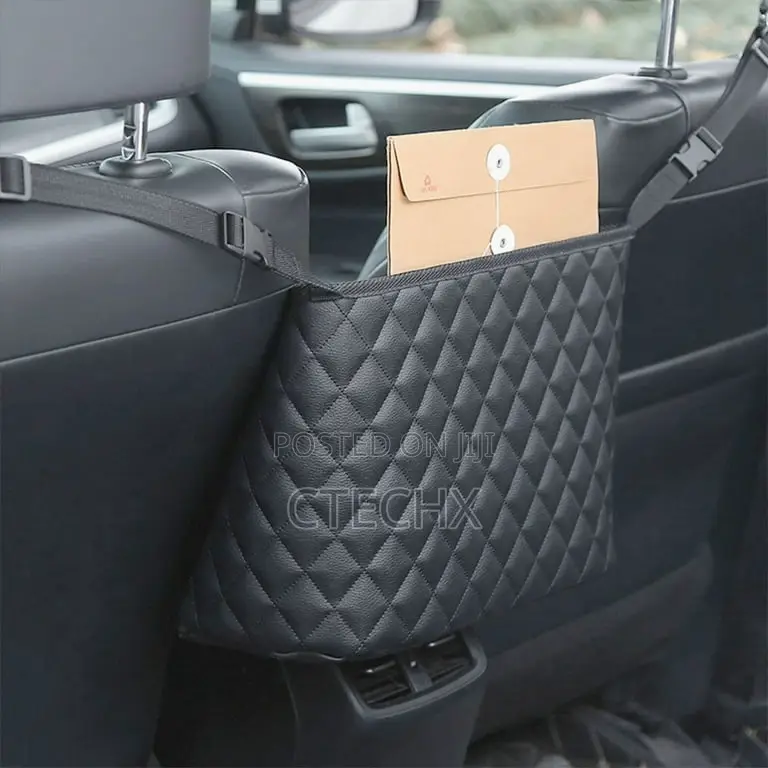 Car Pocket Leather Handbag Holder Organizer for Backseat.