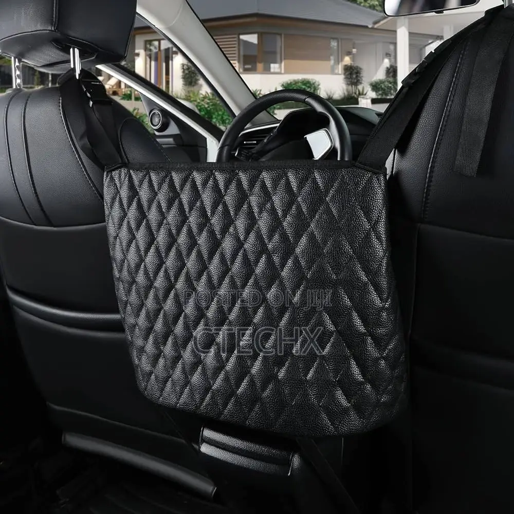Car Pocket Leather Handbag Holder Organizer for Backseat.