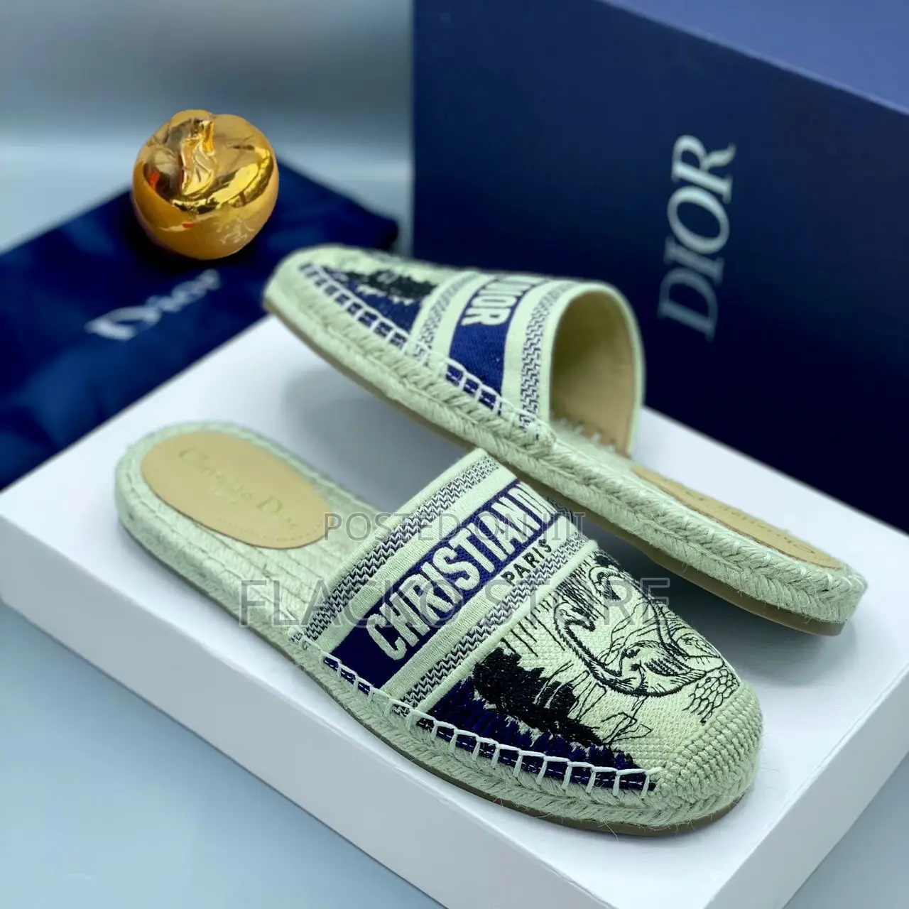 Original Christian Dior Espadrilles Half Shoes