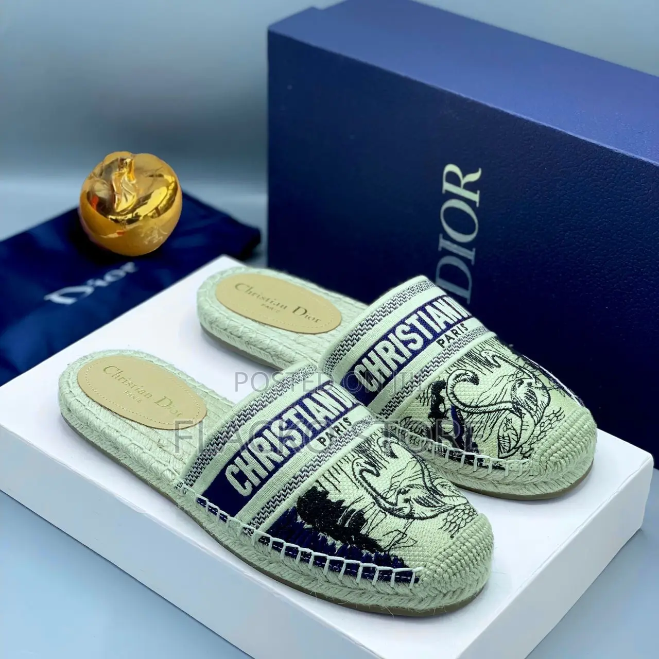 Original Christian Dior Espadrilles Half Shoes