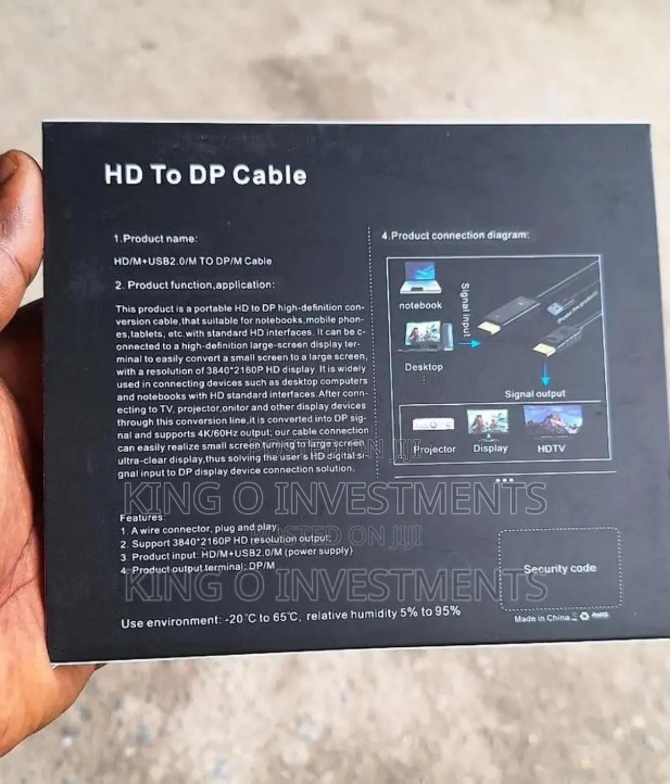 Hdmi To Display Cable