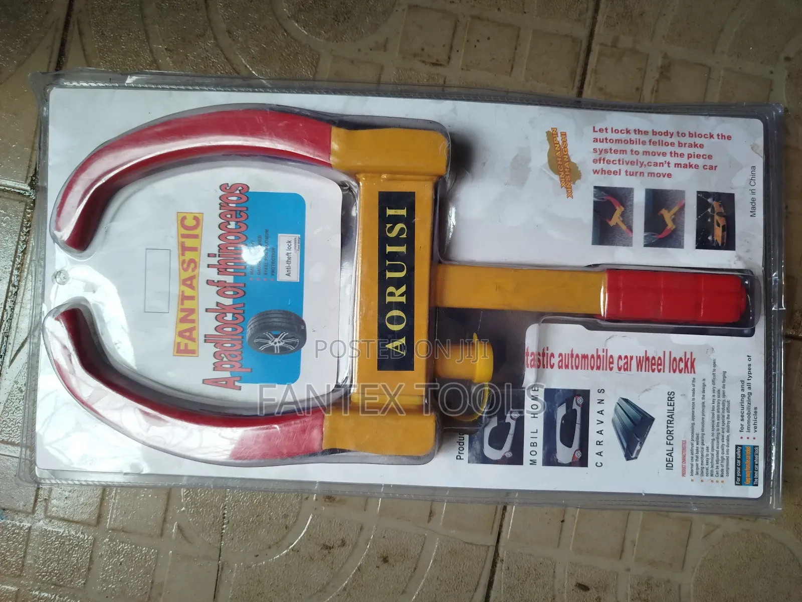 Car Wheel Clamp.