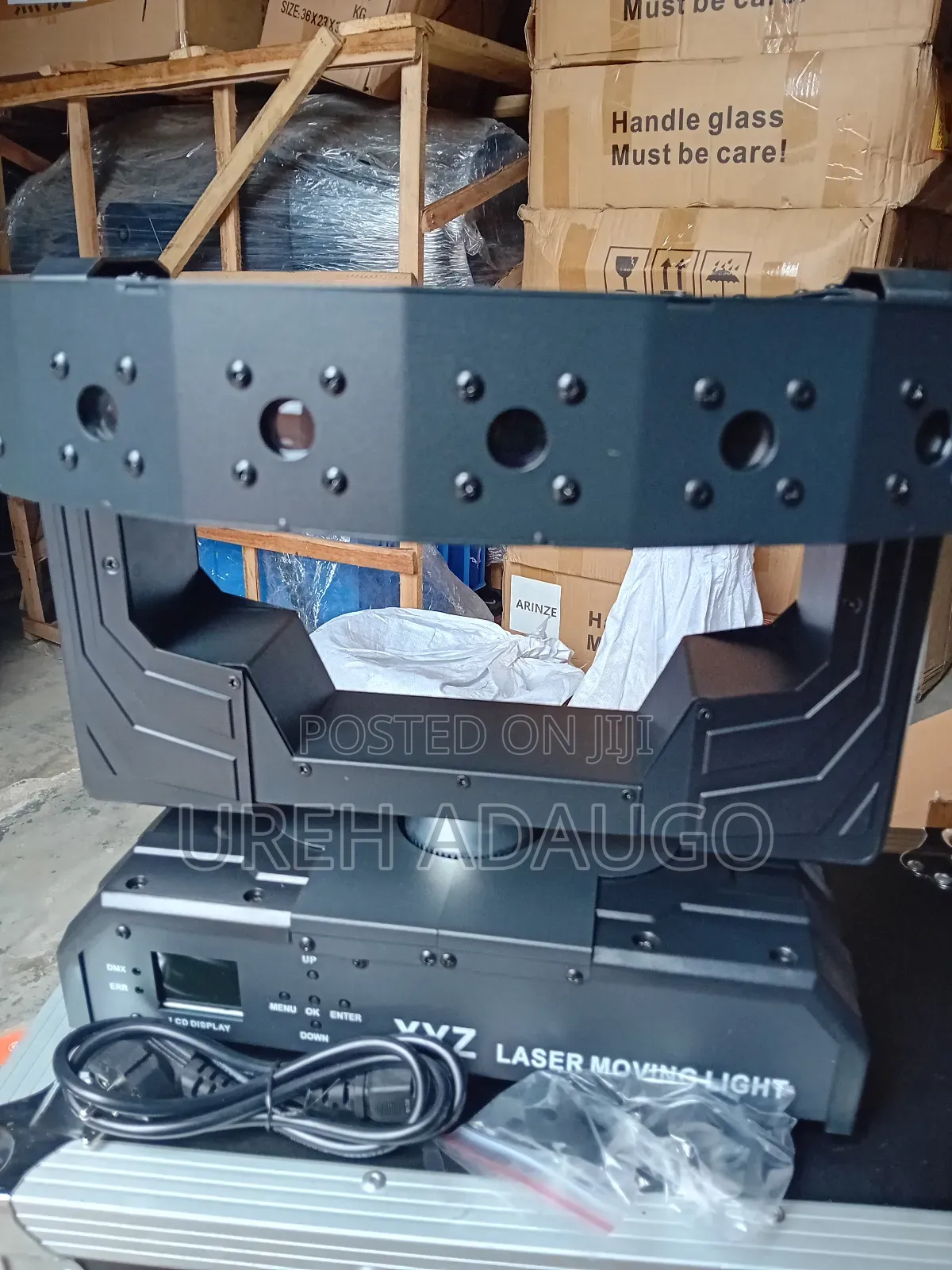Laser Moving Light GRB