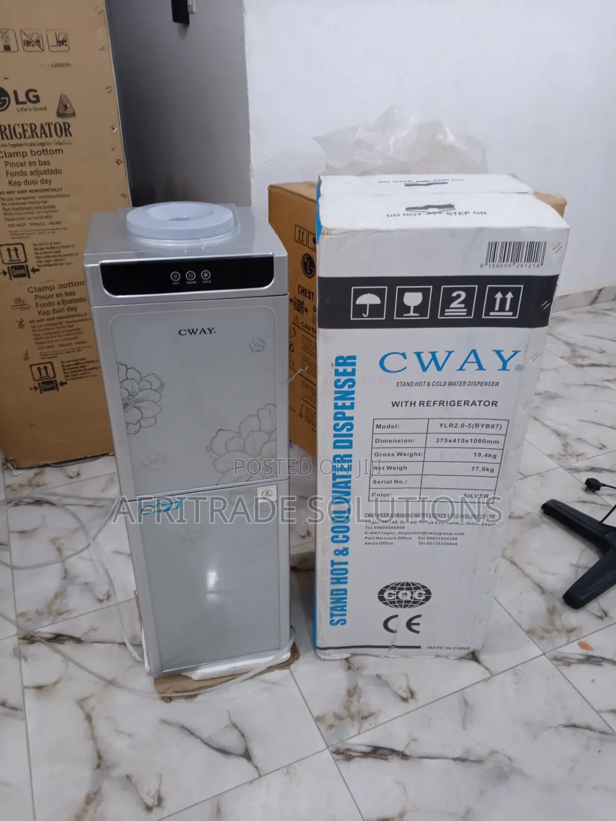 Cway Hot/Cold Stand Dispensing Machine Byb87-Bestpick