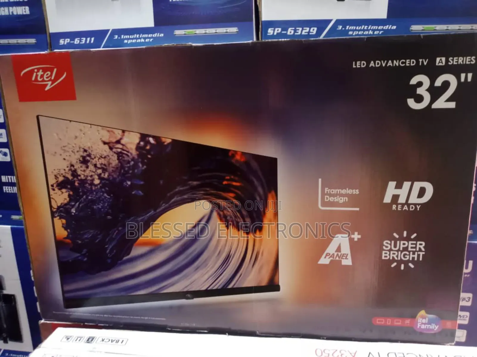 Itel 32" Frameless Tv