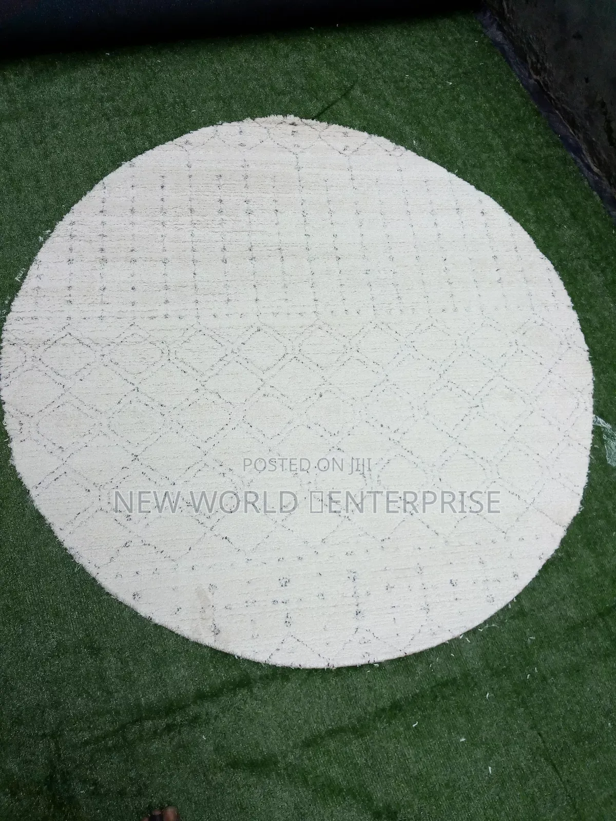 5by5 Feets Modern Round Centre Rug