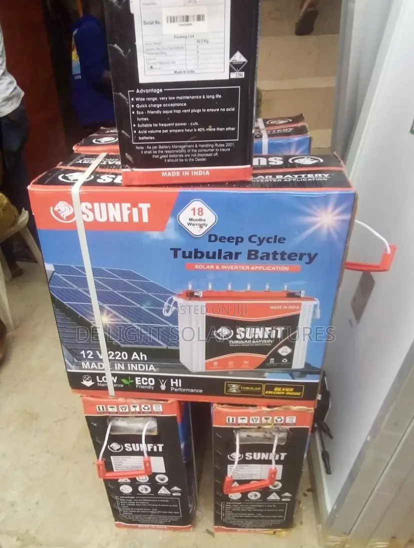 220AH Sunfit Tubular Batteries