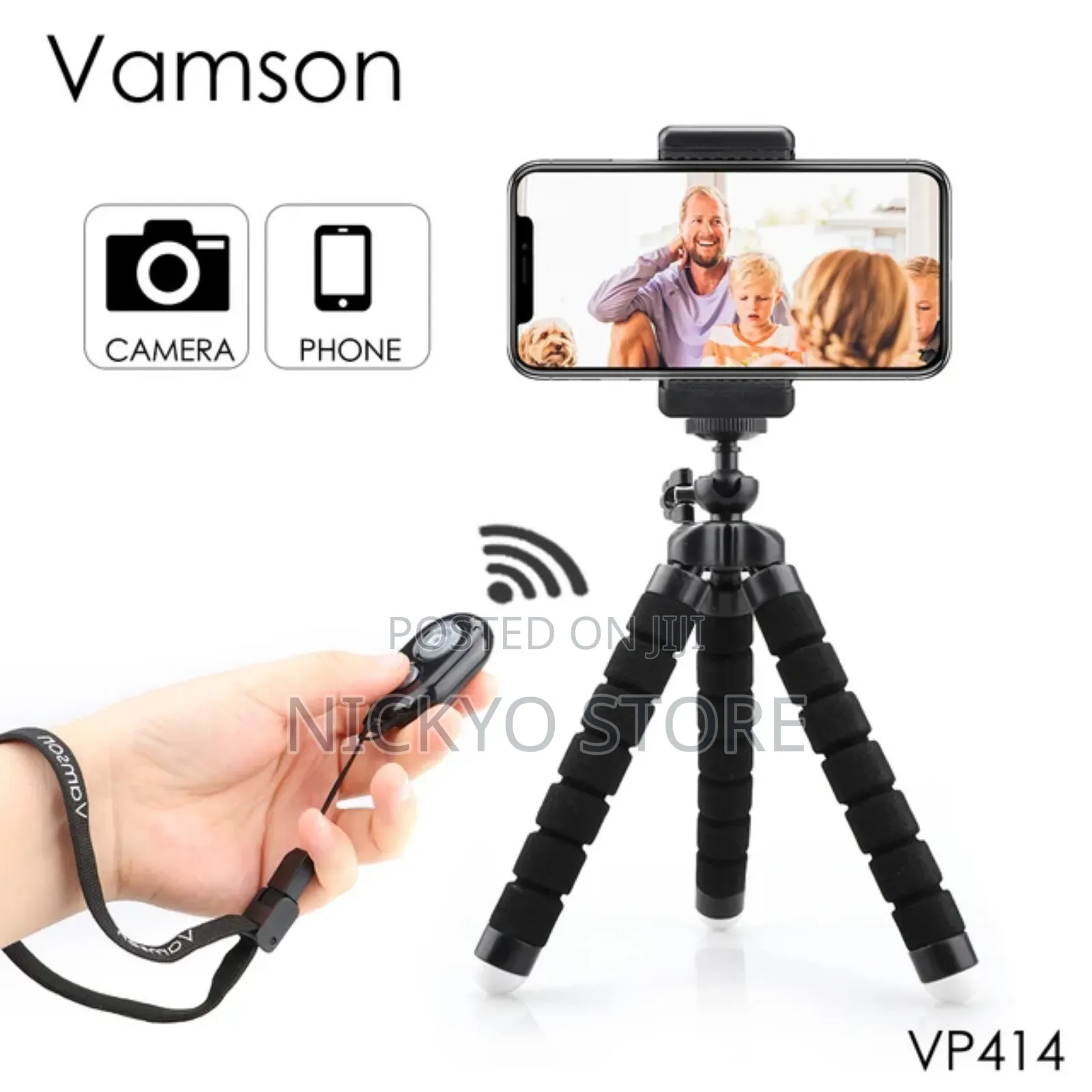 Mini Tripod for Phone Cameras Flexible Leg