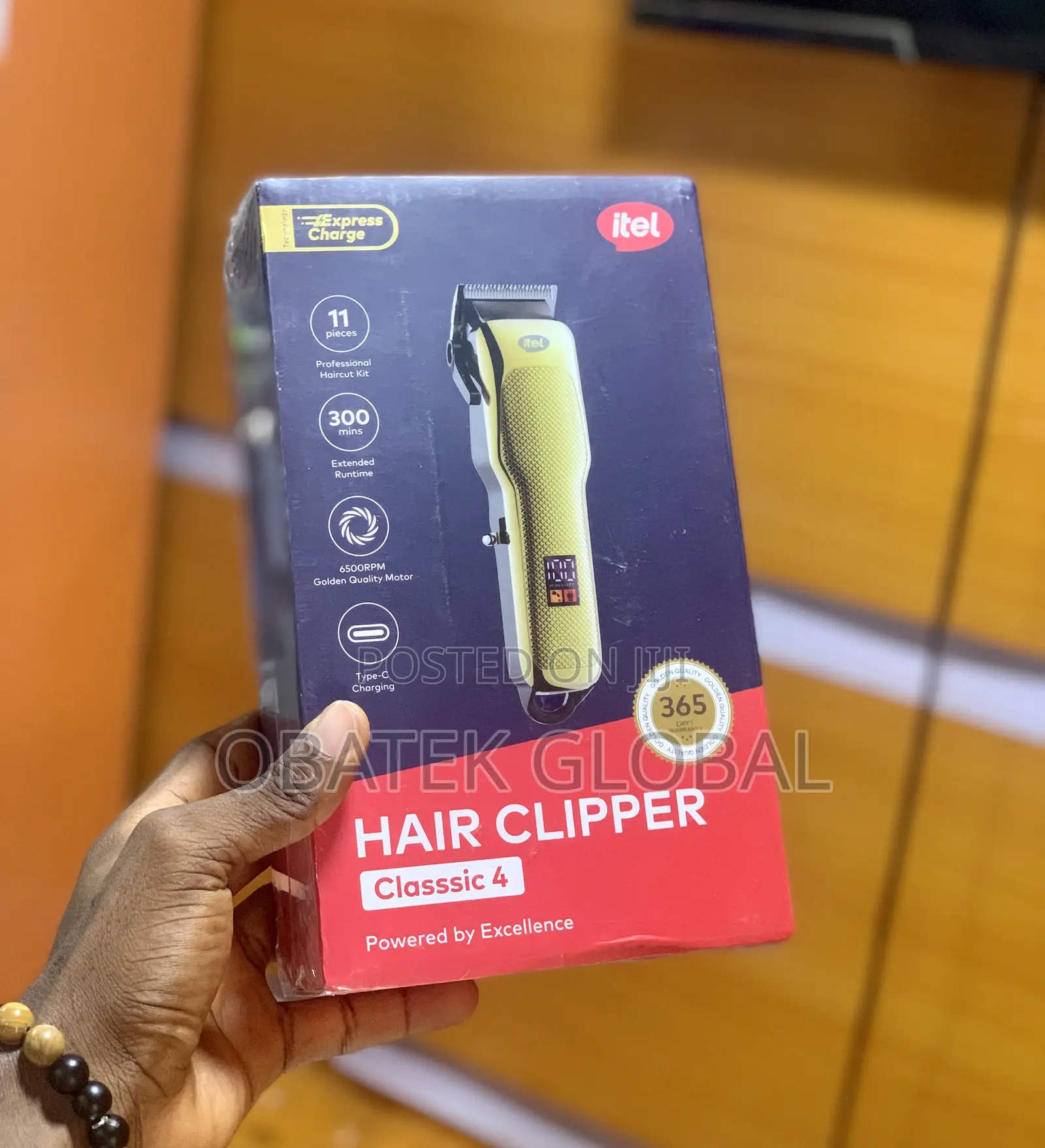 Itel Express Charge Hair Clipper (Classic 4)