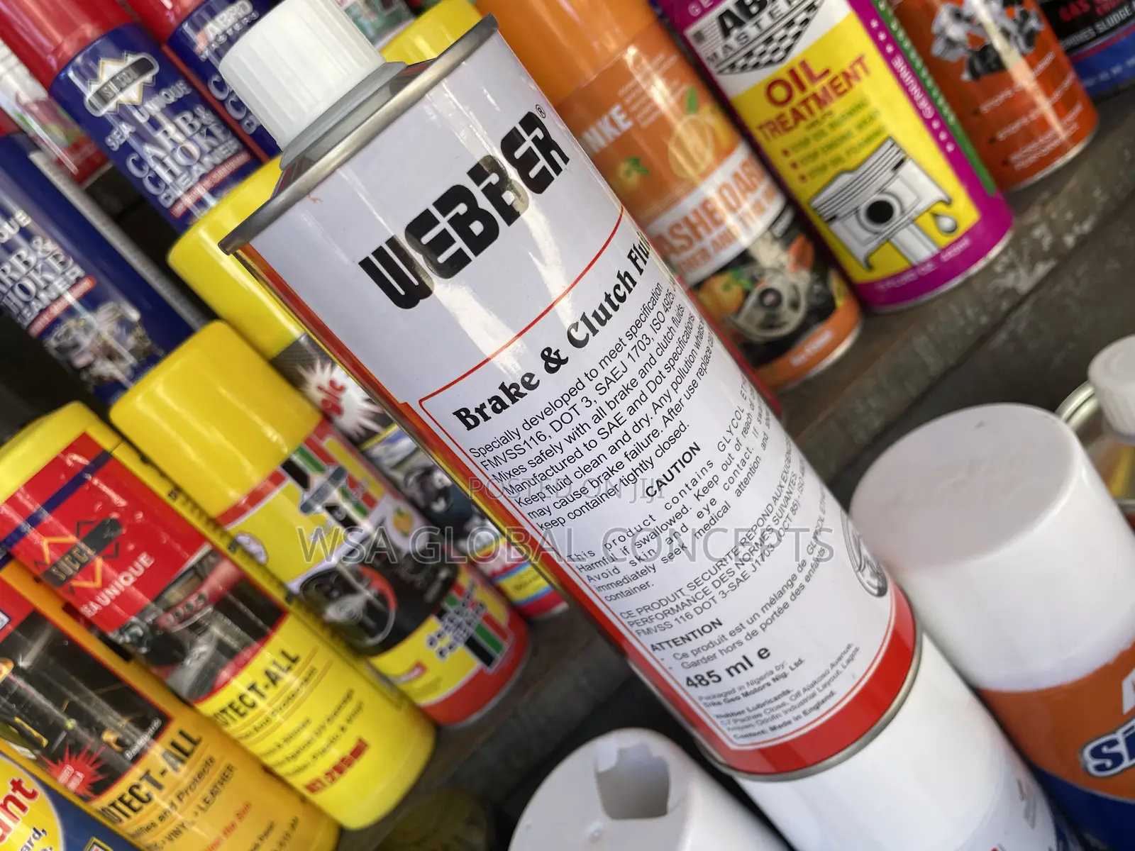 485ml Webber Clutch and Brake Fluid Oils