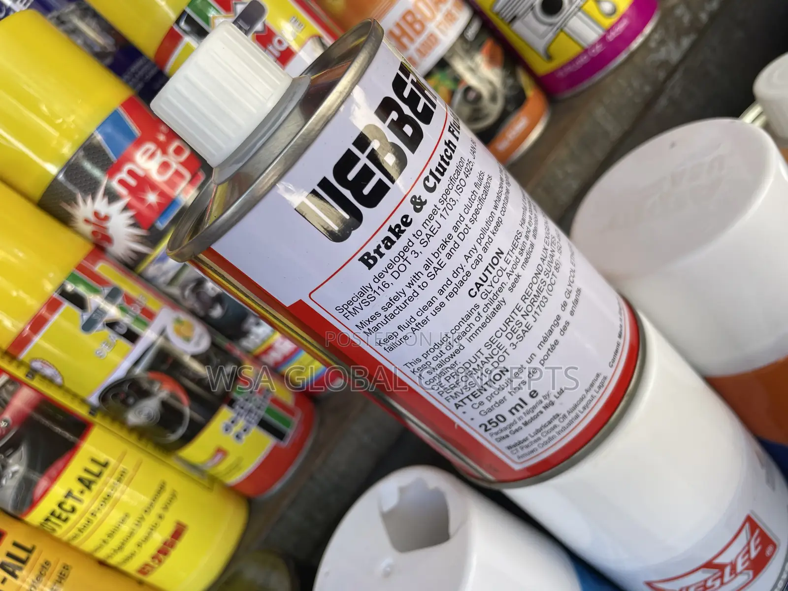 250ml Webber Clutch and Brake Fluid Oils