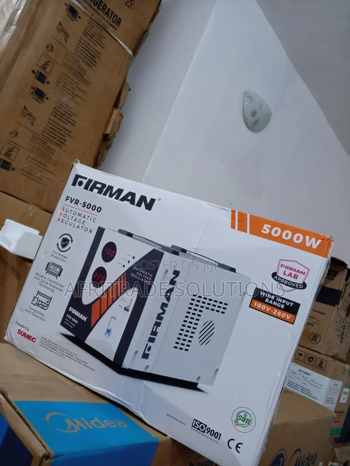 5000watts Firman Floor Auto-Volt Regulator -Easy to Maintain