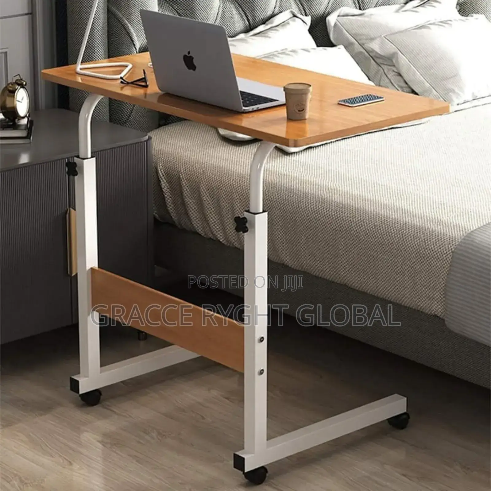 Adjustable Laptop Table With Wheels