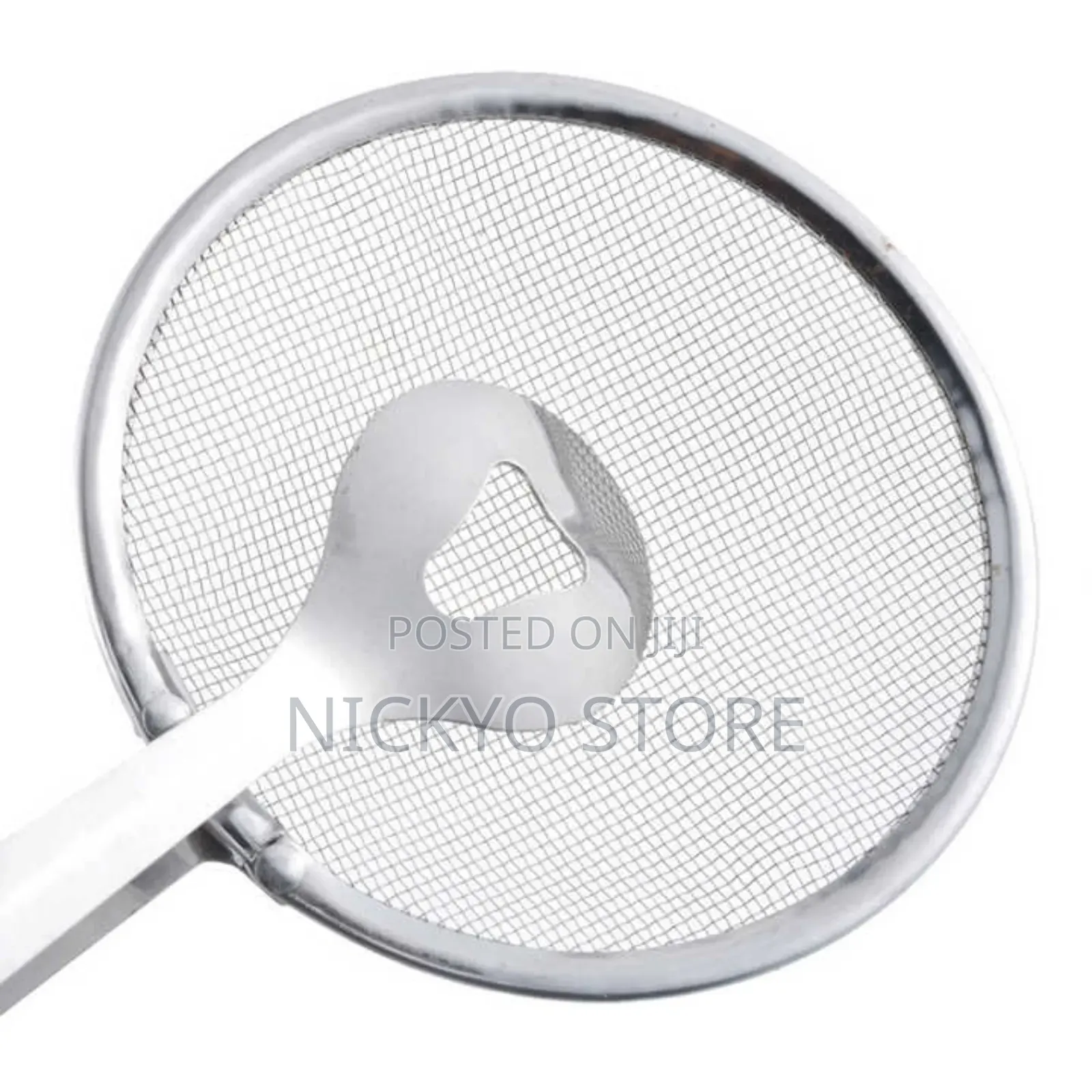 Stainless Steel Deep Frying Tongs With Strainer
