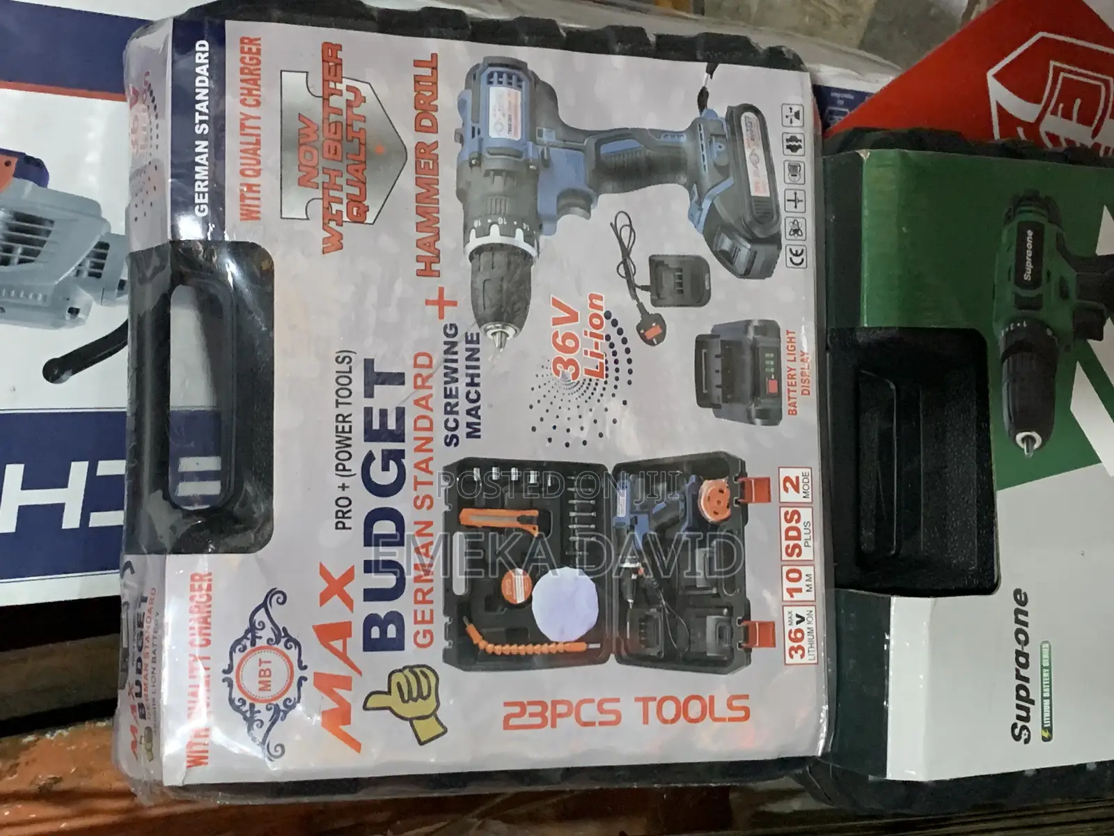 Max Budget Hammer Drill 36v