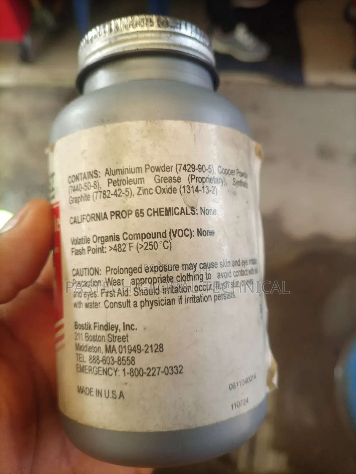 Bostik Never-seez Silver Gray Grade Anti-seize Compound