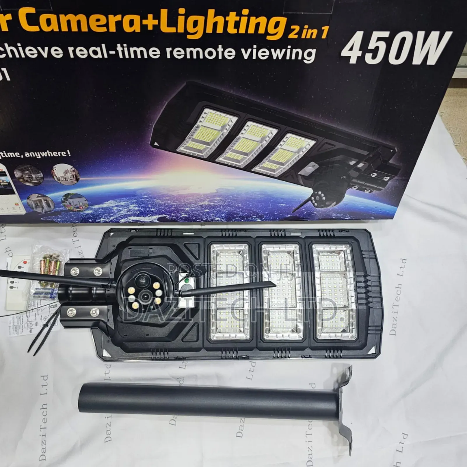 4g Ai Solar Camera+Lightning 2 in 1