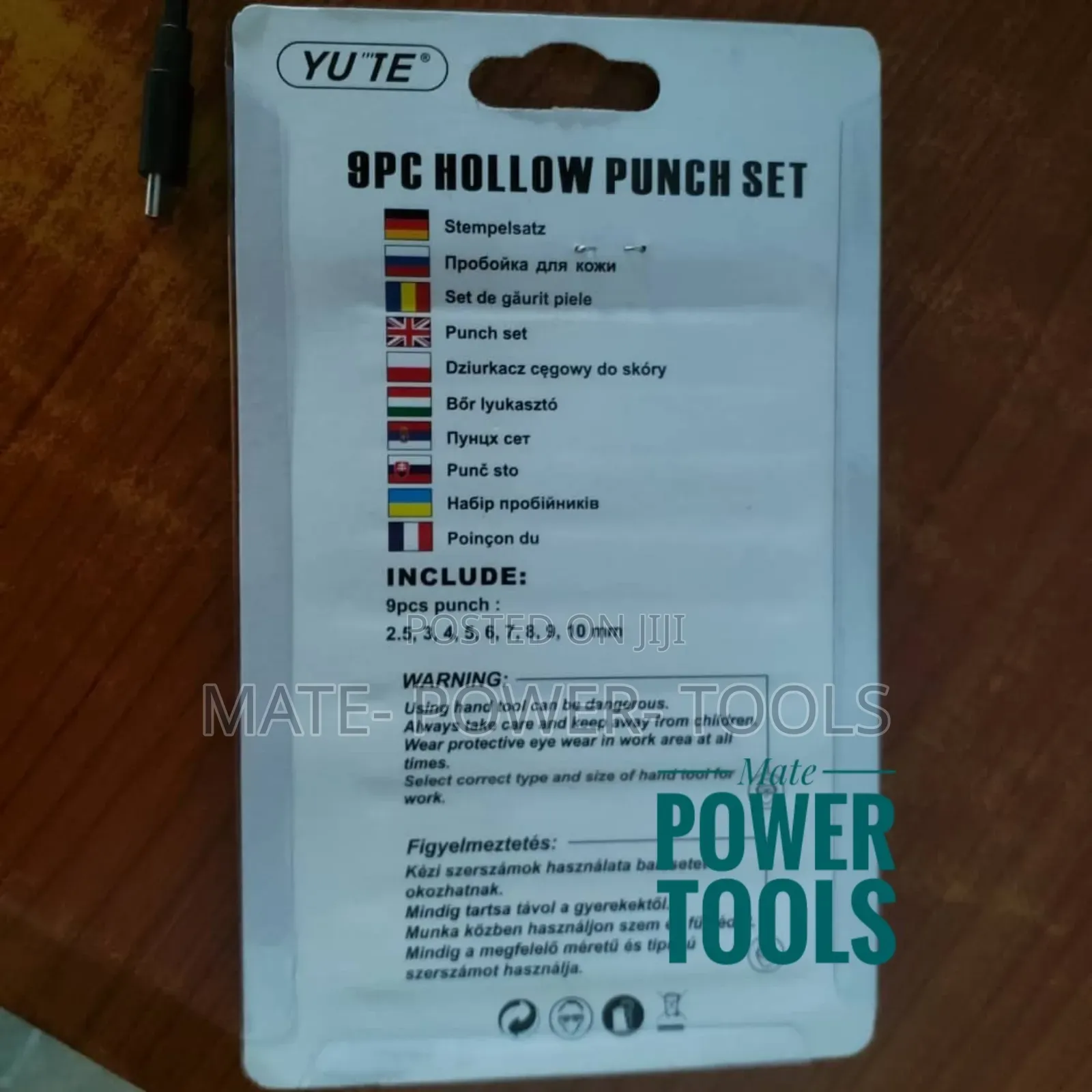 Hollow Punch Set 9pcs