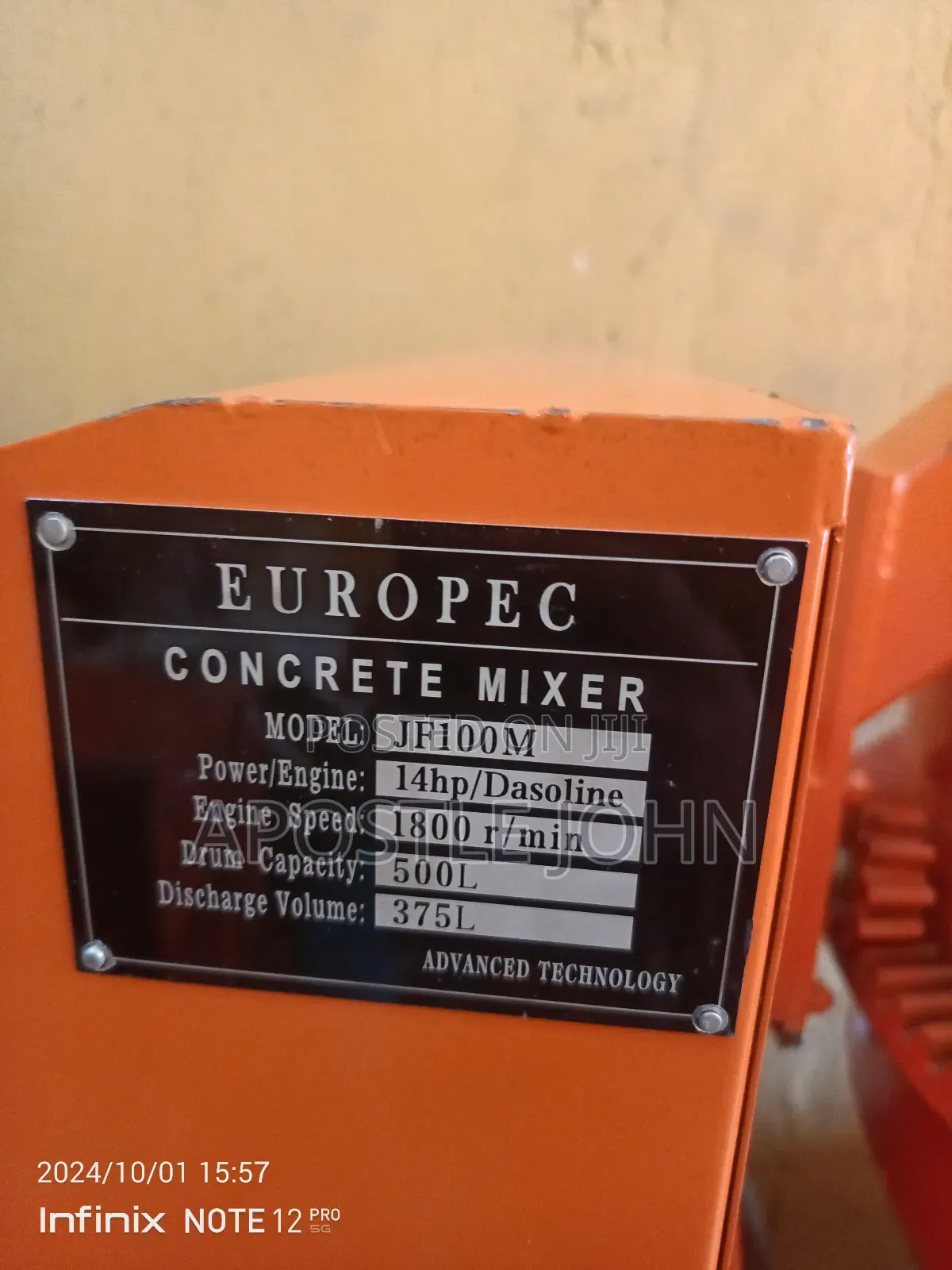 Concrete Mixer 500 L