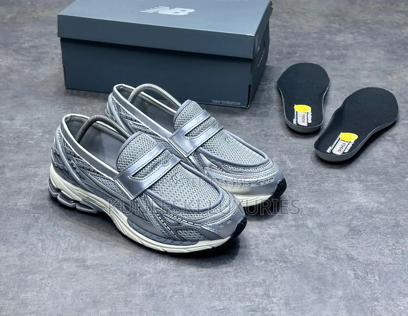 Original New Balance 1906L Loafers Metallic Sliver Sneakers