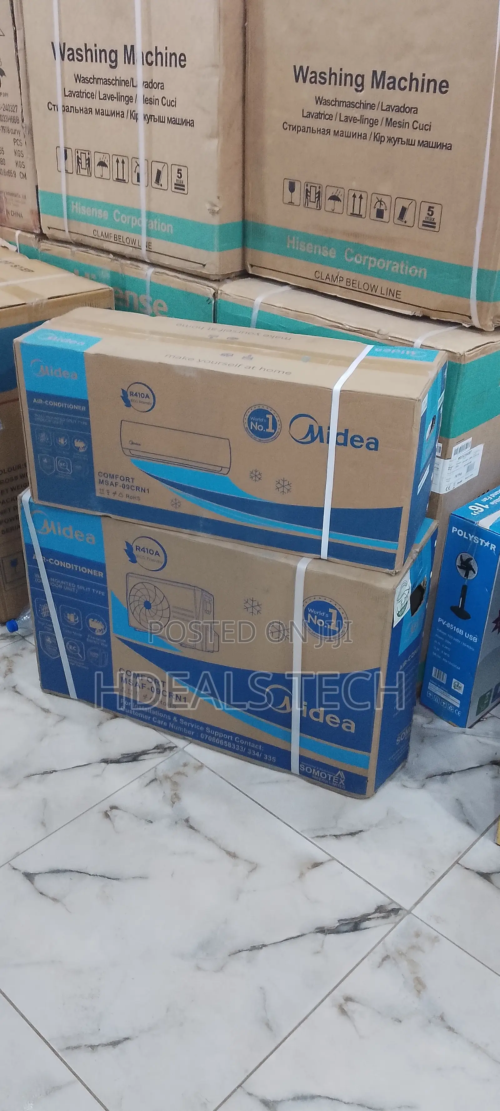 Enviroment -Friendly 1hp Midea Non Inverter AC