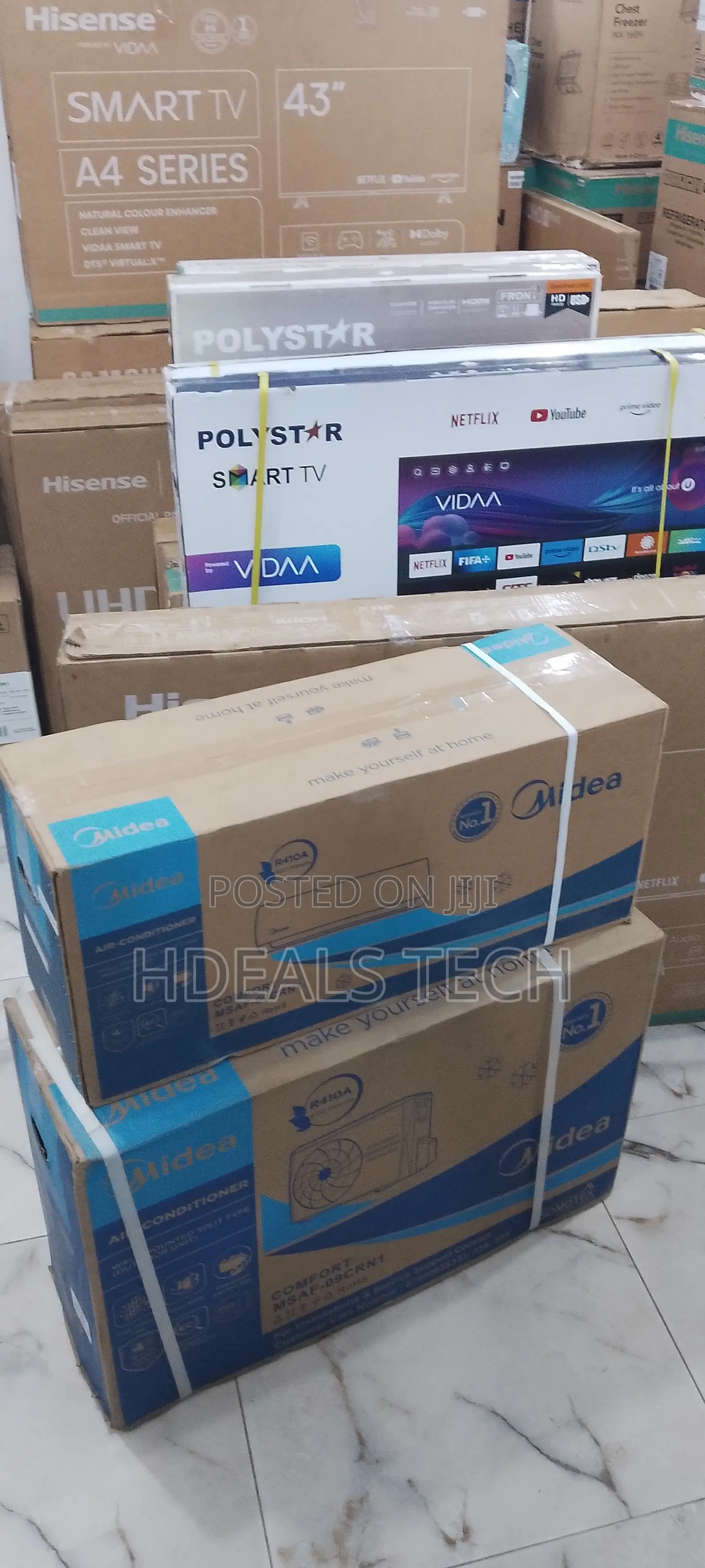 Low - Noise Midea 1hp Non Inverter Ac < Msaf-12crn1