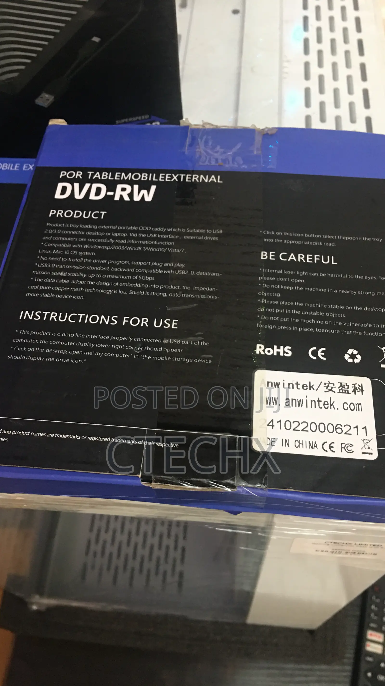 Usb 3.0 Usb-C External Cd/DVD-Rw Drive