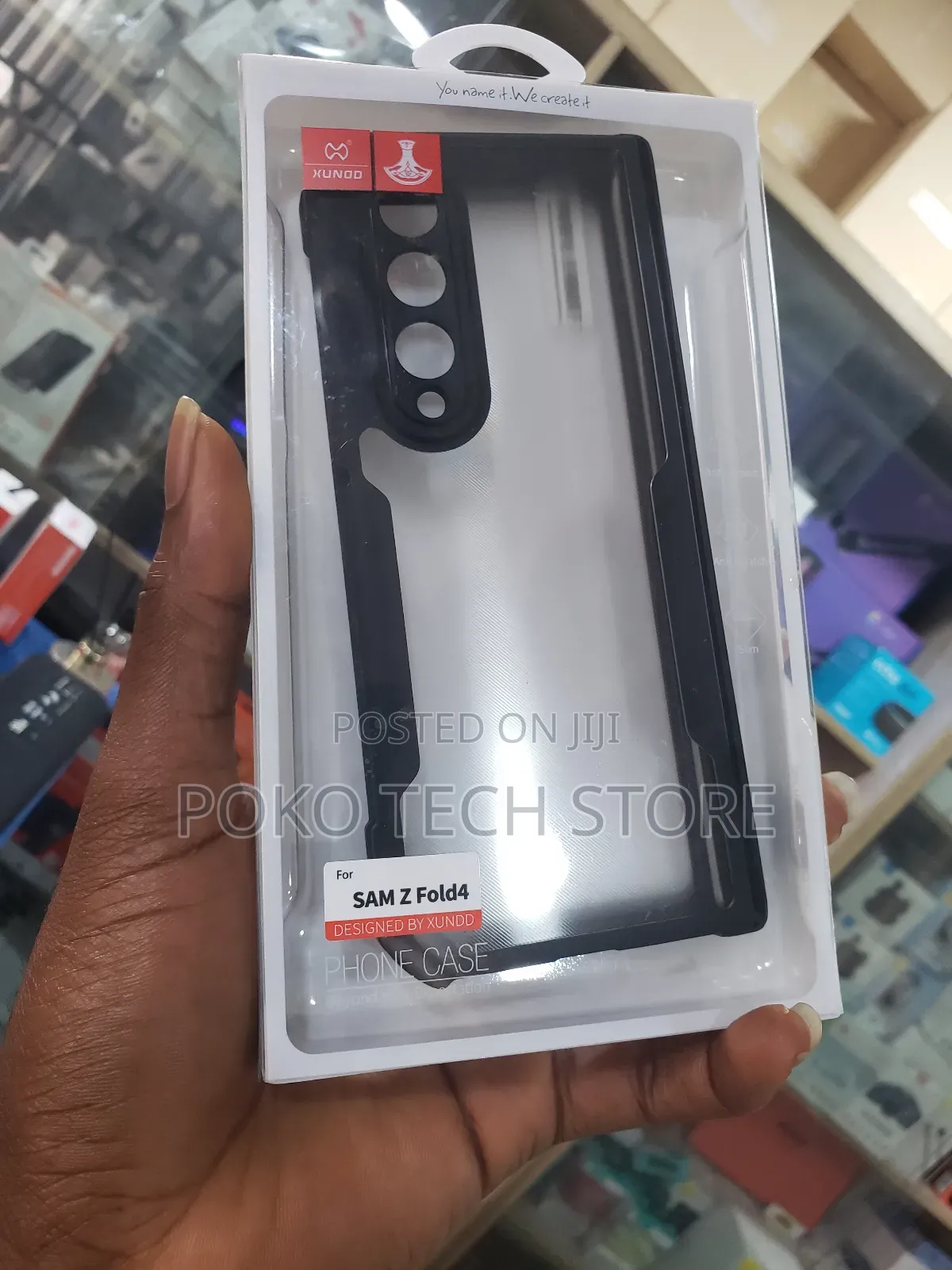 Beatle Series Case With Hinge Microfiber+Glass for Sam Fold3
