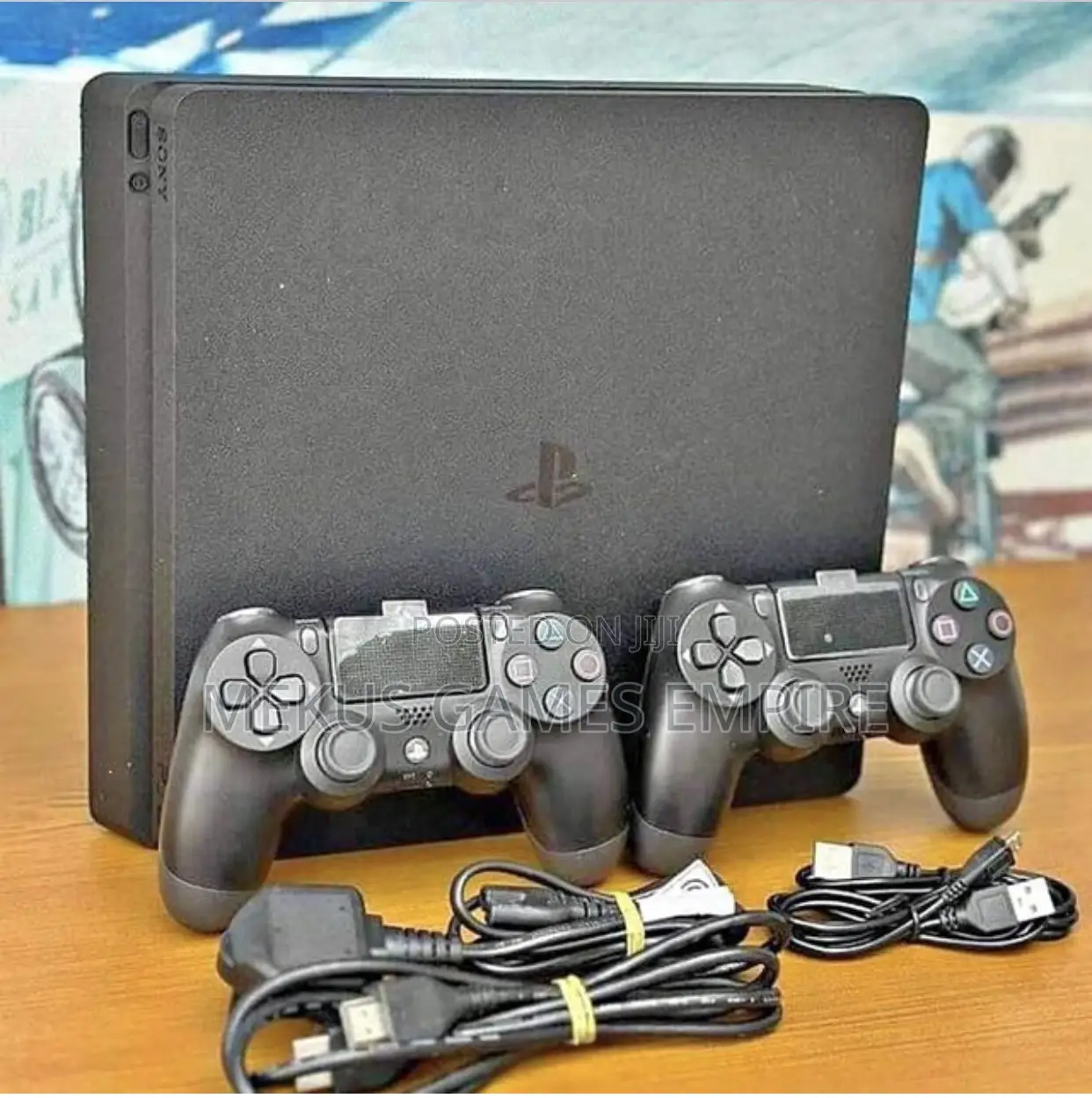 Ps4 Slim + Extra Pad 10 Installed Game Both Fc25,Mk More