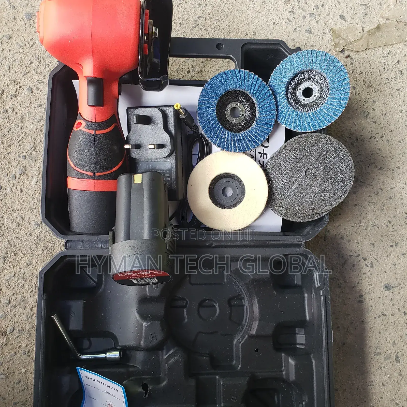 16.8v Mini Brushless Angle Grinder