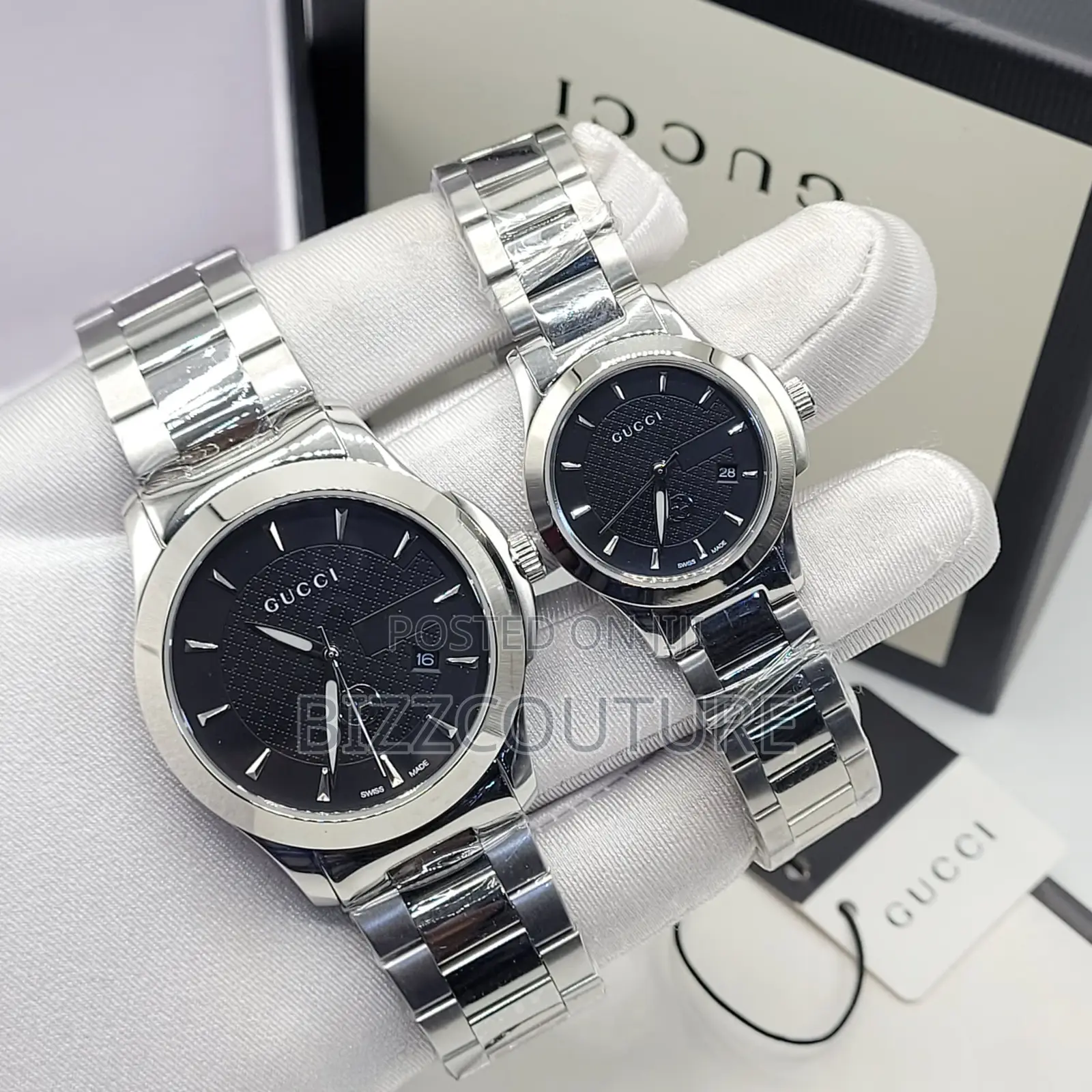 Original Gucci Color Dail Selection Silver Chain Watch