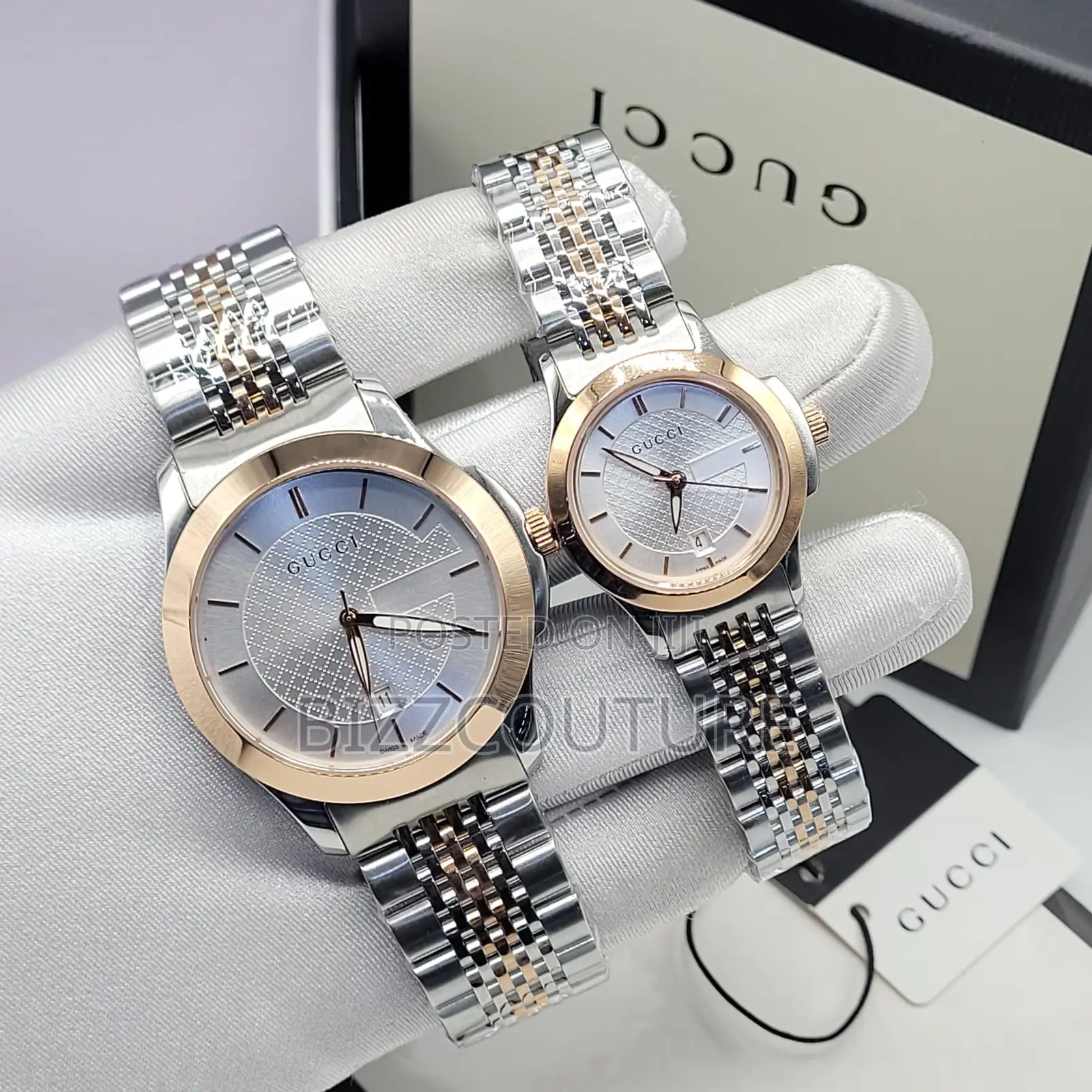 Original Gucci Color Dail Selection Silver Chain Watch